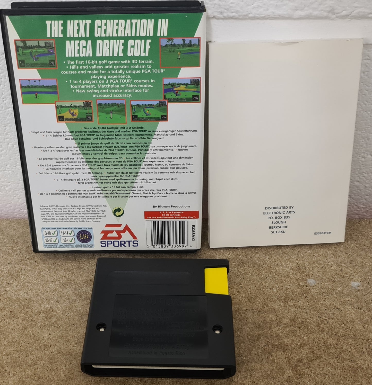 PGA Tour 96 Sega Mega Drive Game