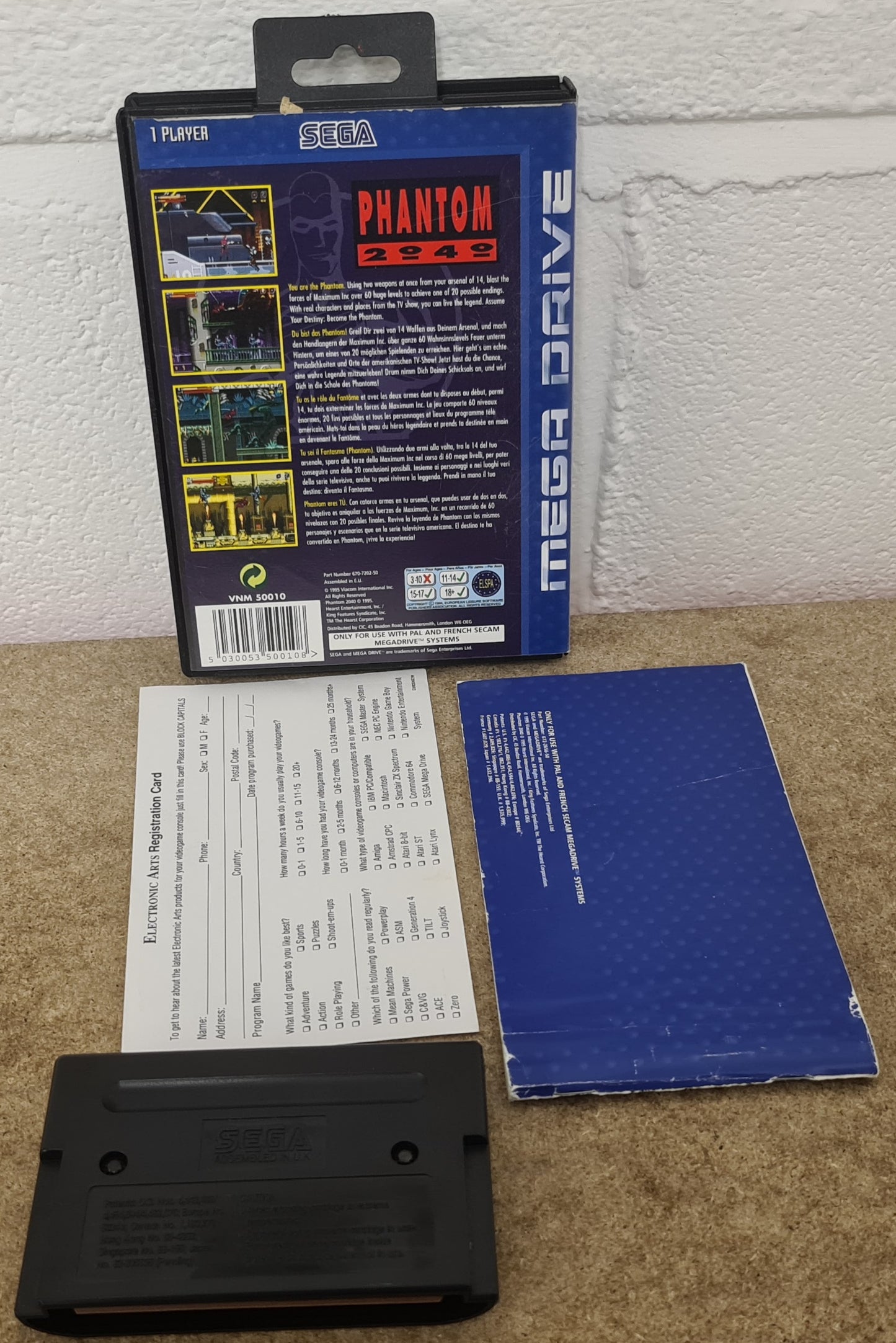 Phantom 2040 Sega Mega Drive Game