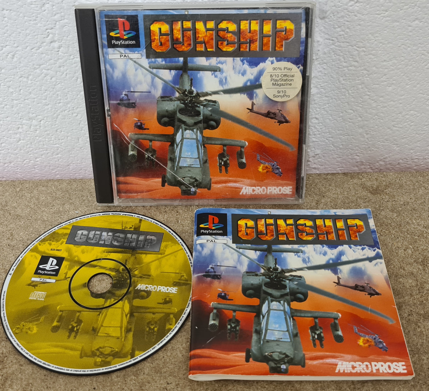 Gunship Sony Playstation 1 (PS1) Game