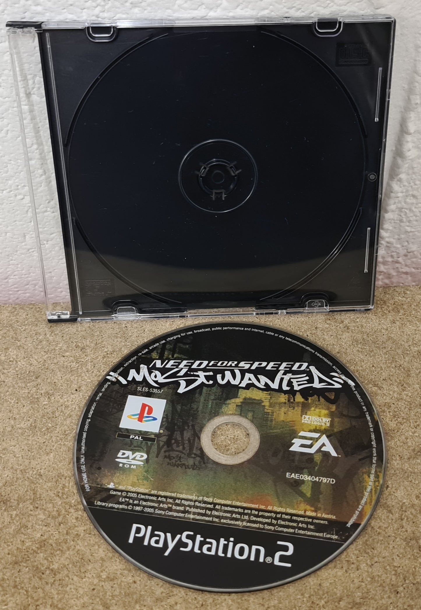 Need for Speed Most Wanted Sony Playstation 2 (PS2) Game Disc Only