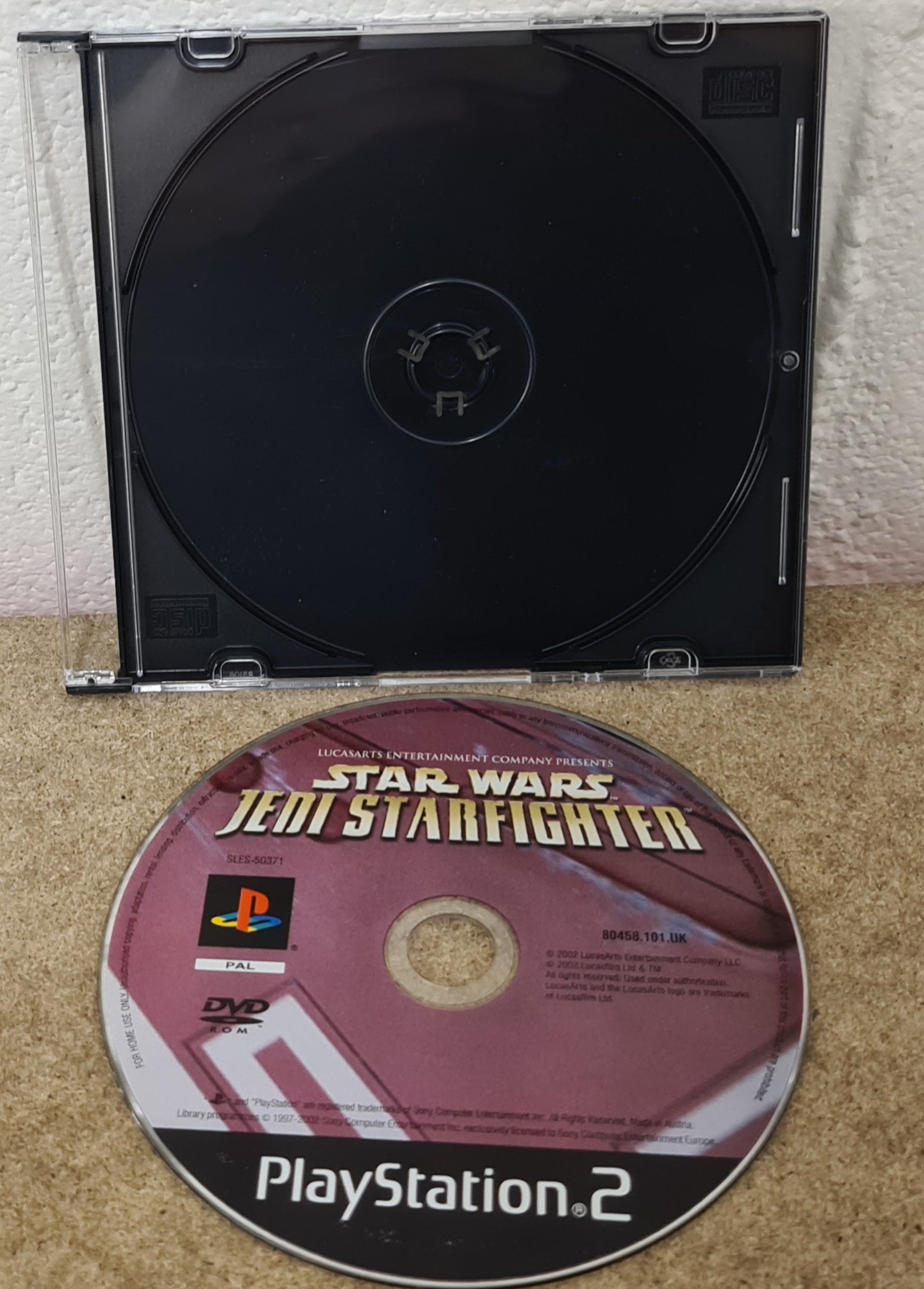 Star Wars Jedi Starfighter Sony Playstation 2 (PS2) Game Disc Only