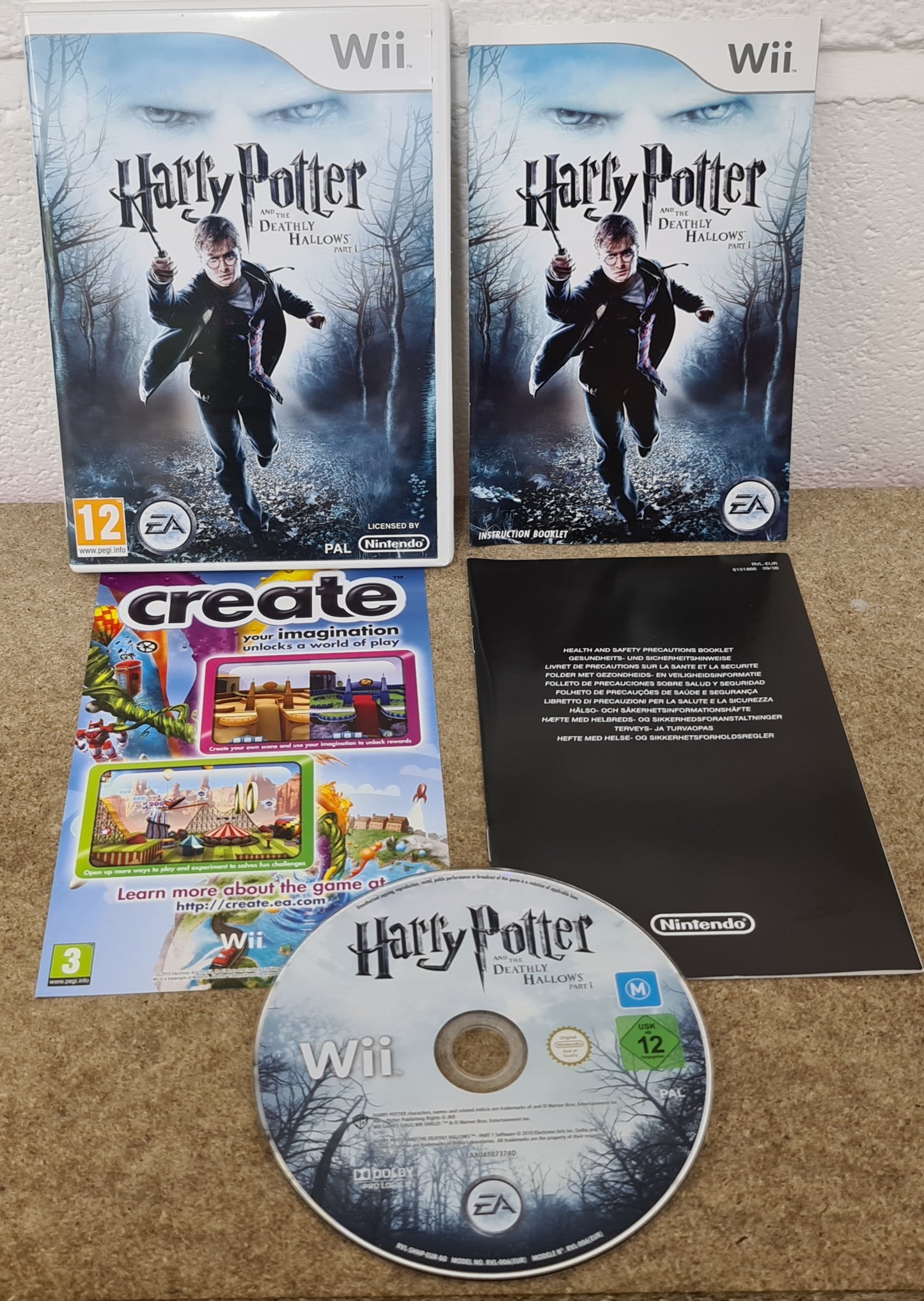 Harry Potter and the Deathly Hallows Part 1 Nintendo Wii Game