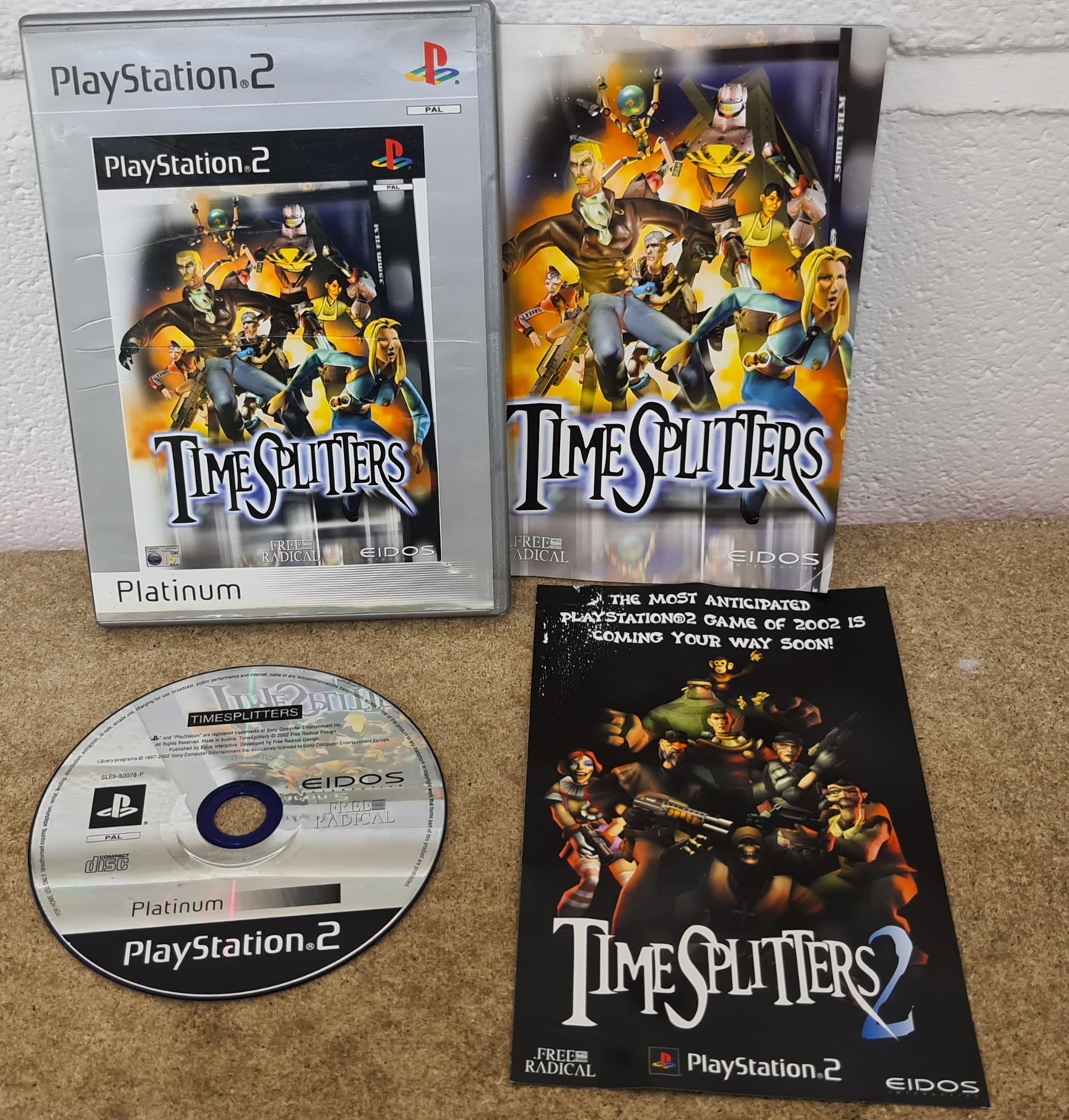 Timesplitters Platinum Sony Playstation 2 (PS2) Game