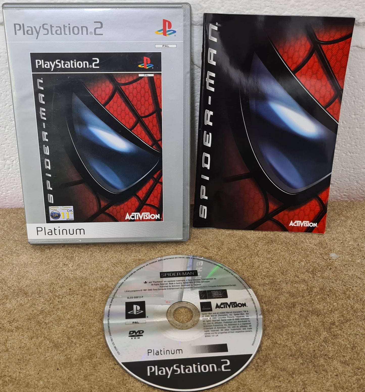 Spider-Man Platinum Sony Playstation 2 (PS2) Game