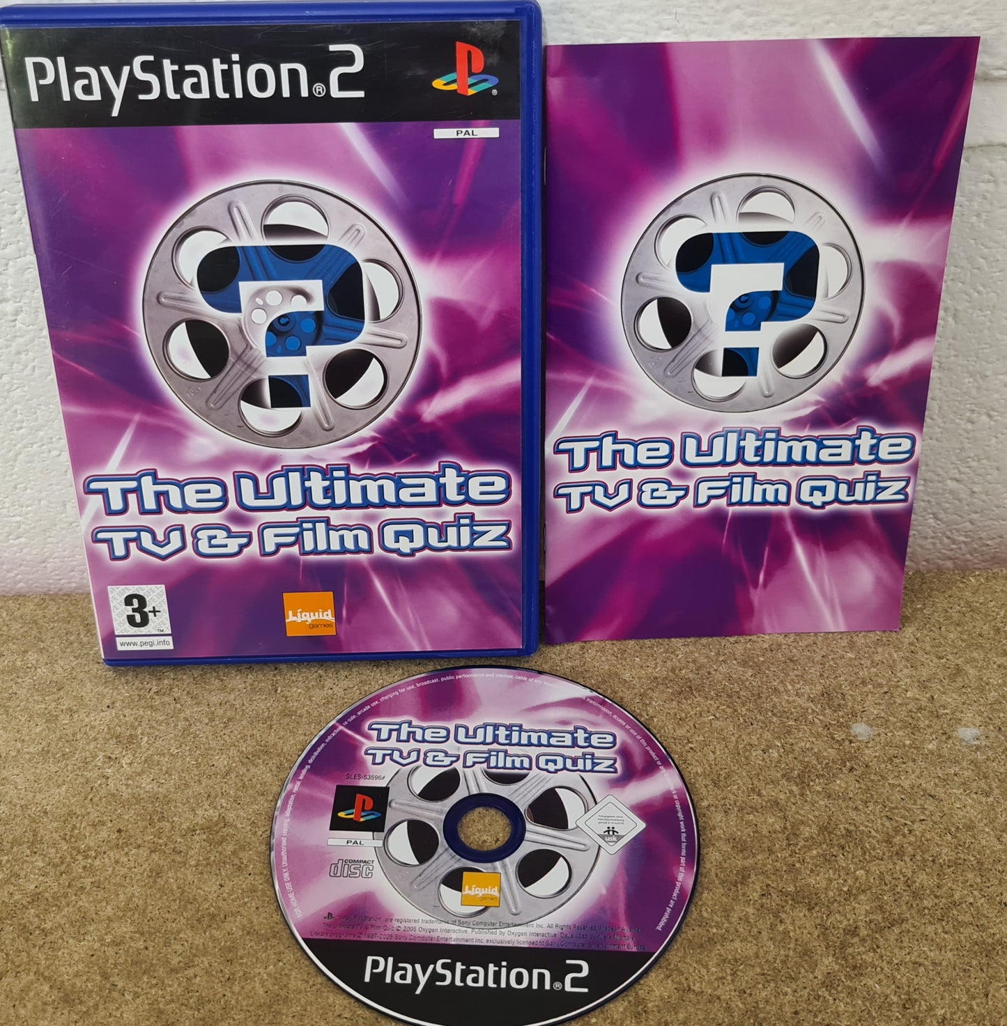 The Ultimate TV & Film Quiz Sony Playstation 2 (PS2) Game