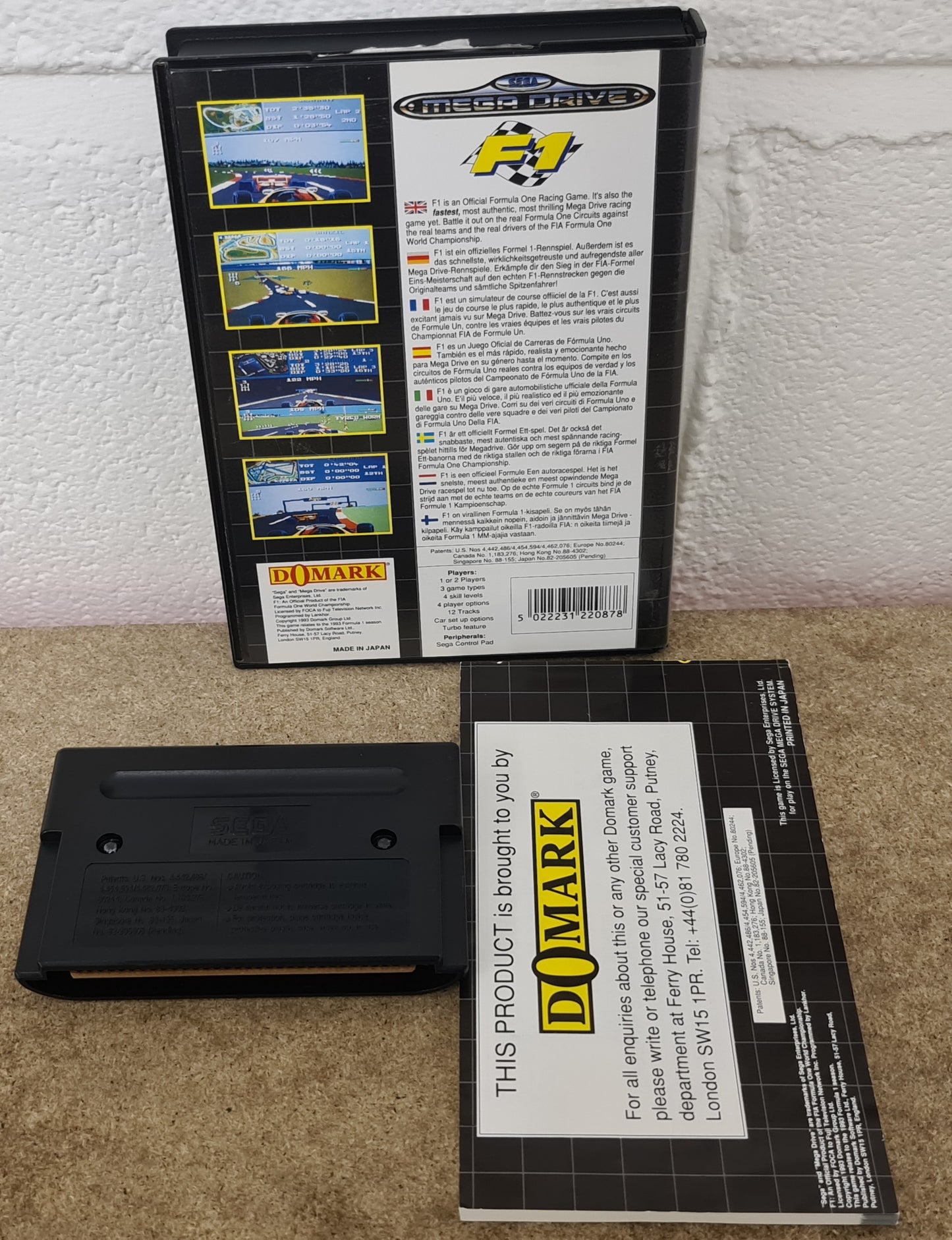 F1 Sega Mega Drive Game