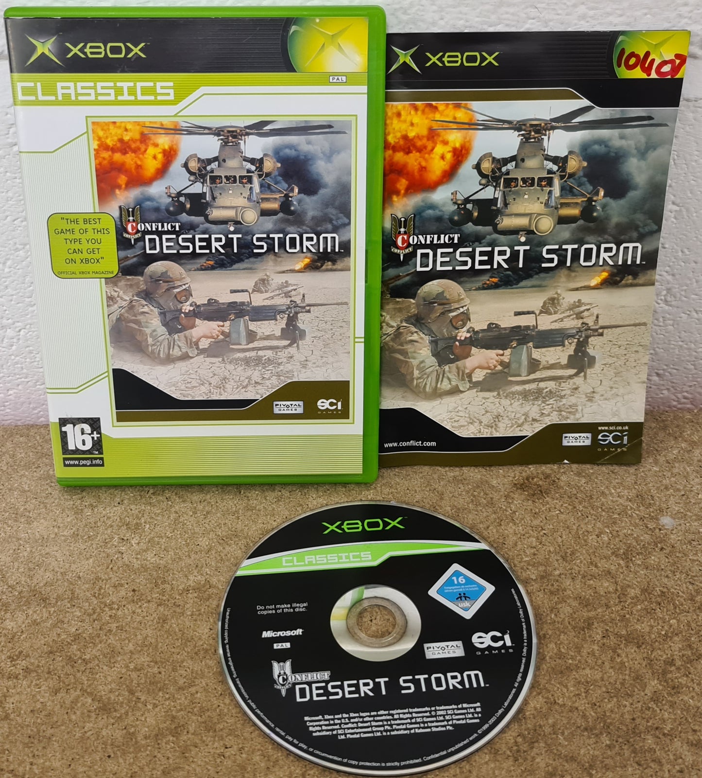 Conflict Desert Storm Classics Microsoft Xbox Game