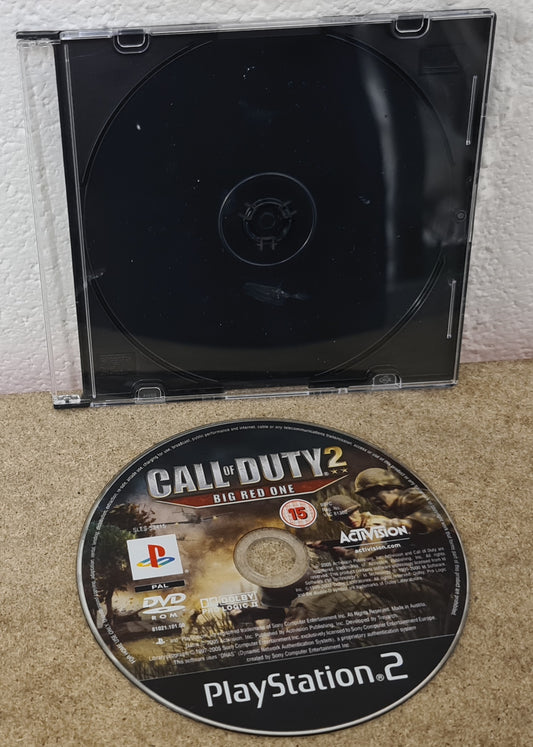 Call of Duty 2 Big Red One Sony Playstation 2 (PS2) Game Disc Only