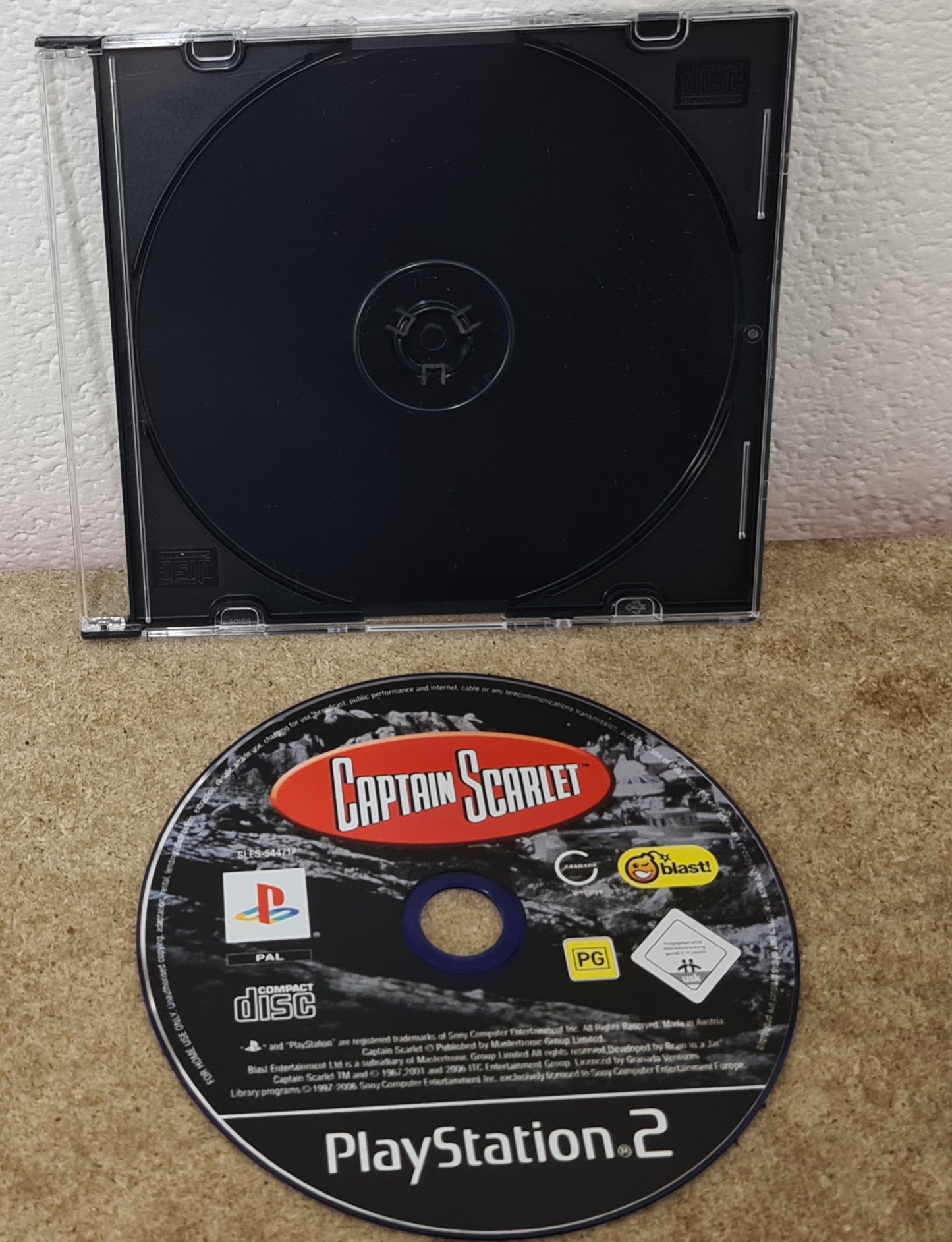 Captain Scarlet Sony Playstation 2 (PS2) Game Disc Only