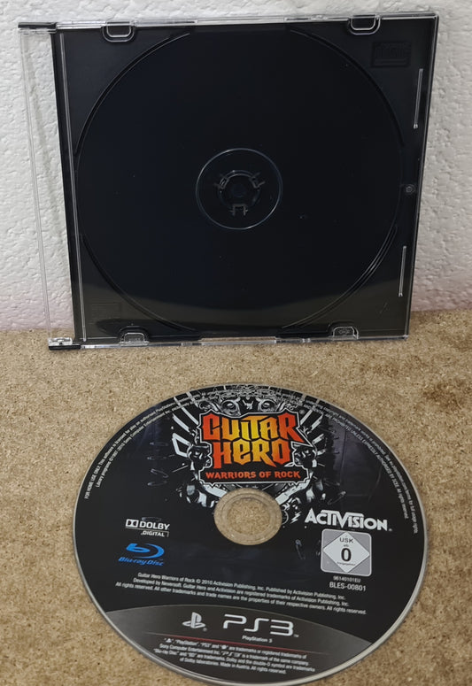 Guitar Hero Warriors of Rock Sony Playstation 3 (PS3) Game Disc Only