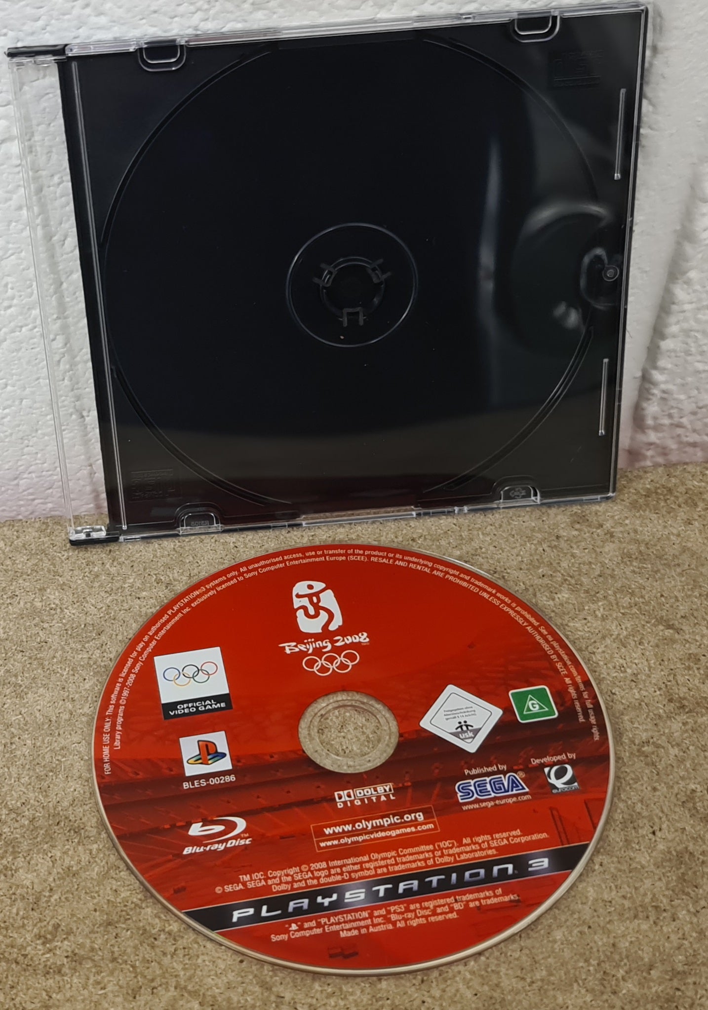 Beijing 2008 Sony Playstation 3 (PS3) Game Disc Only