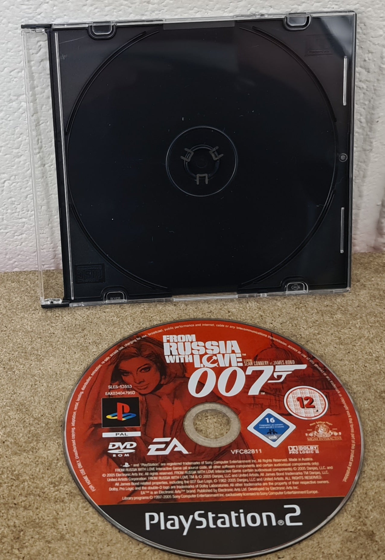 From Russia with Love Sony Playstation 2 (PS2) Game Disc Only