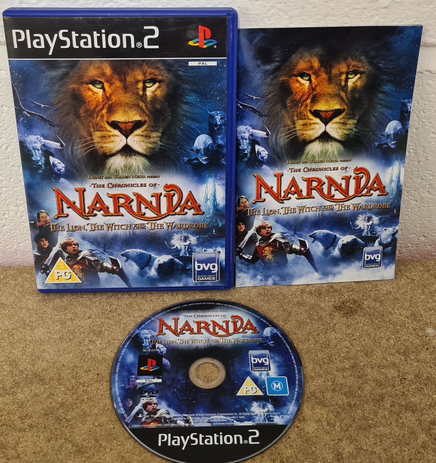 The Chronicles of Narnia the Lion, the Witch and the Wardrobe Sony Playstation 2 (PS2) Game