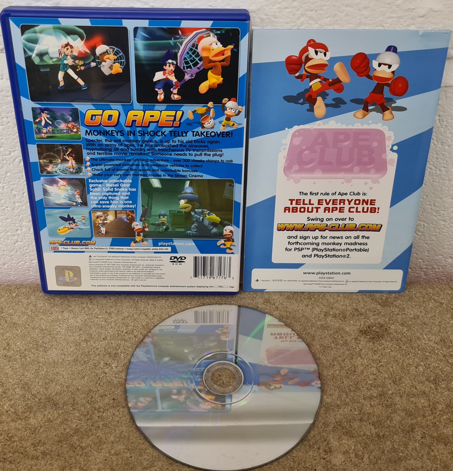 Ape Escape 3 Sony Playstation 2 (PS2) RARE Game