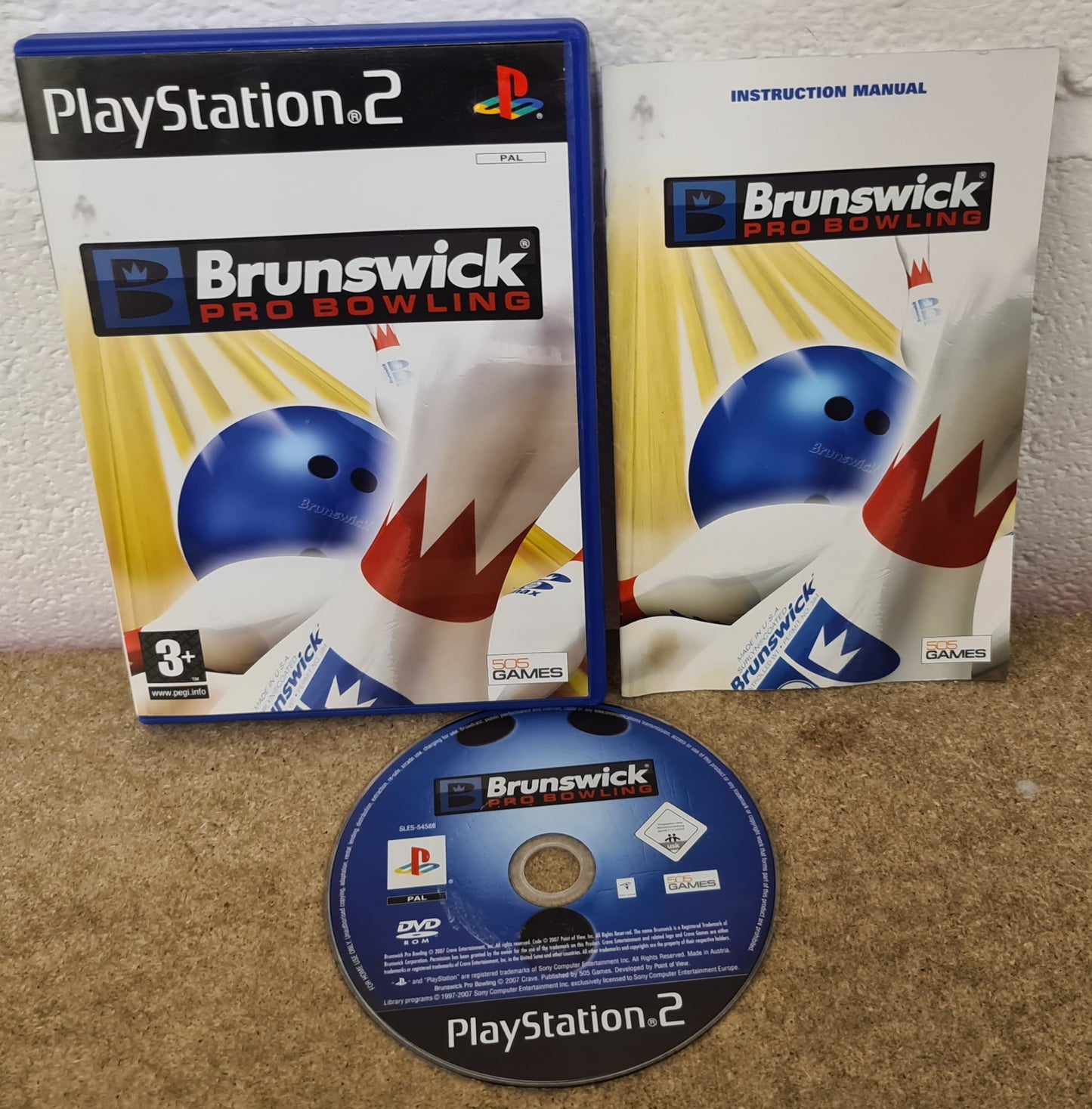 Brunswick Pro Bowling Sony Playstation 2 (PS2) Game