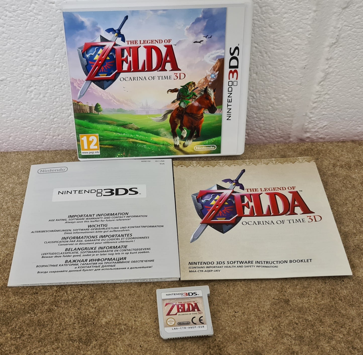 The Legend of Zelda Ocarina of Time Nintendo 3DS Game