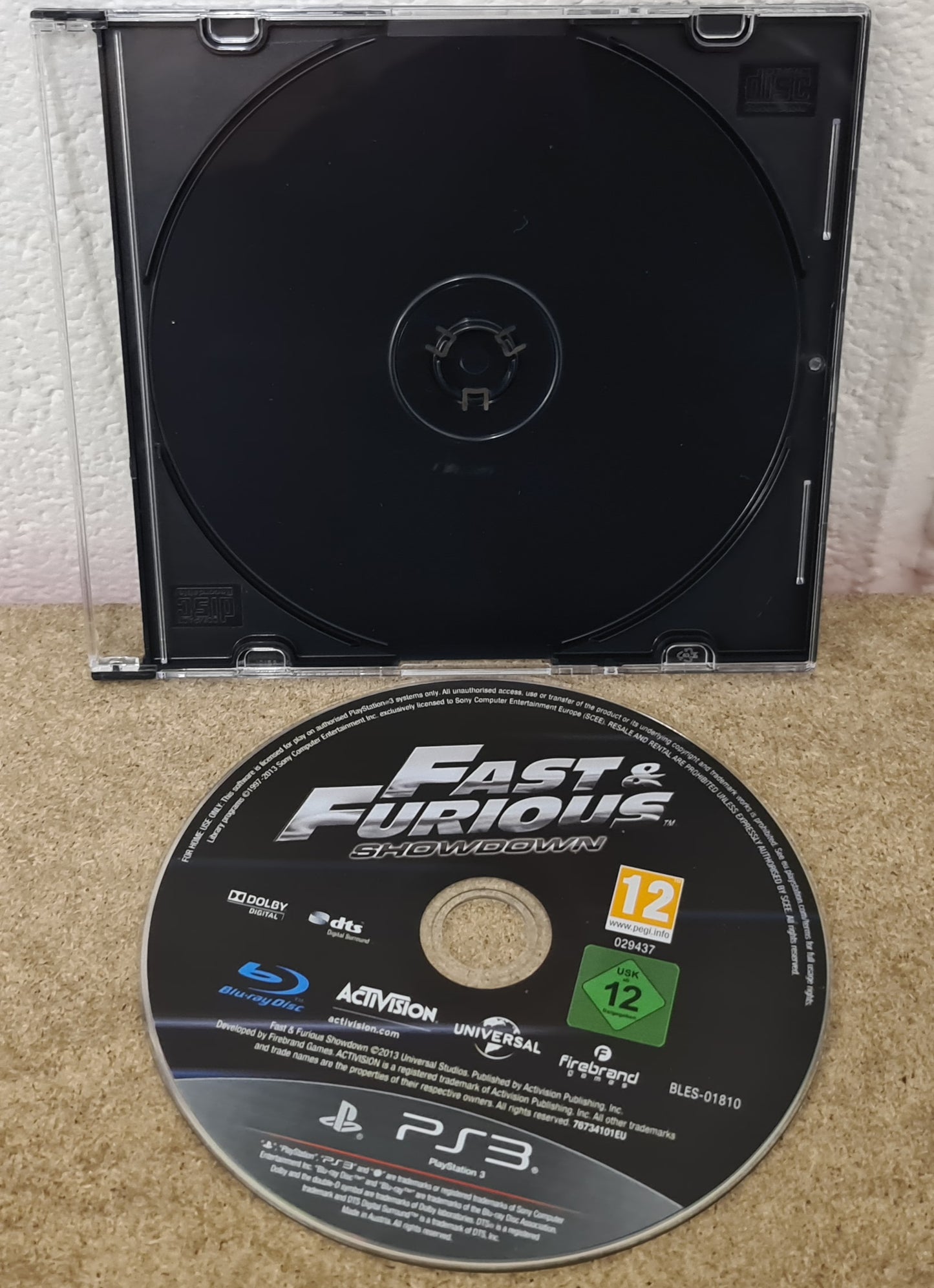 Fast & Furious Showdown Sony Playstation 3 (PS3) Game Disc Only