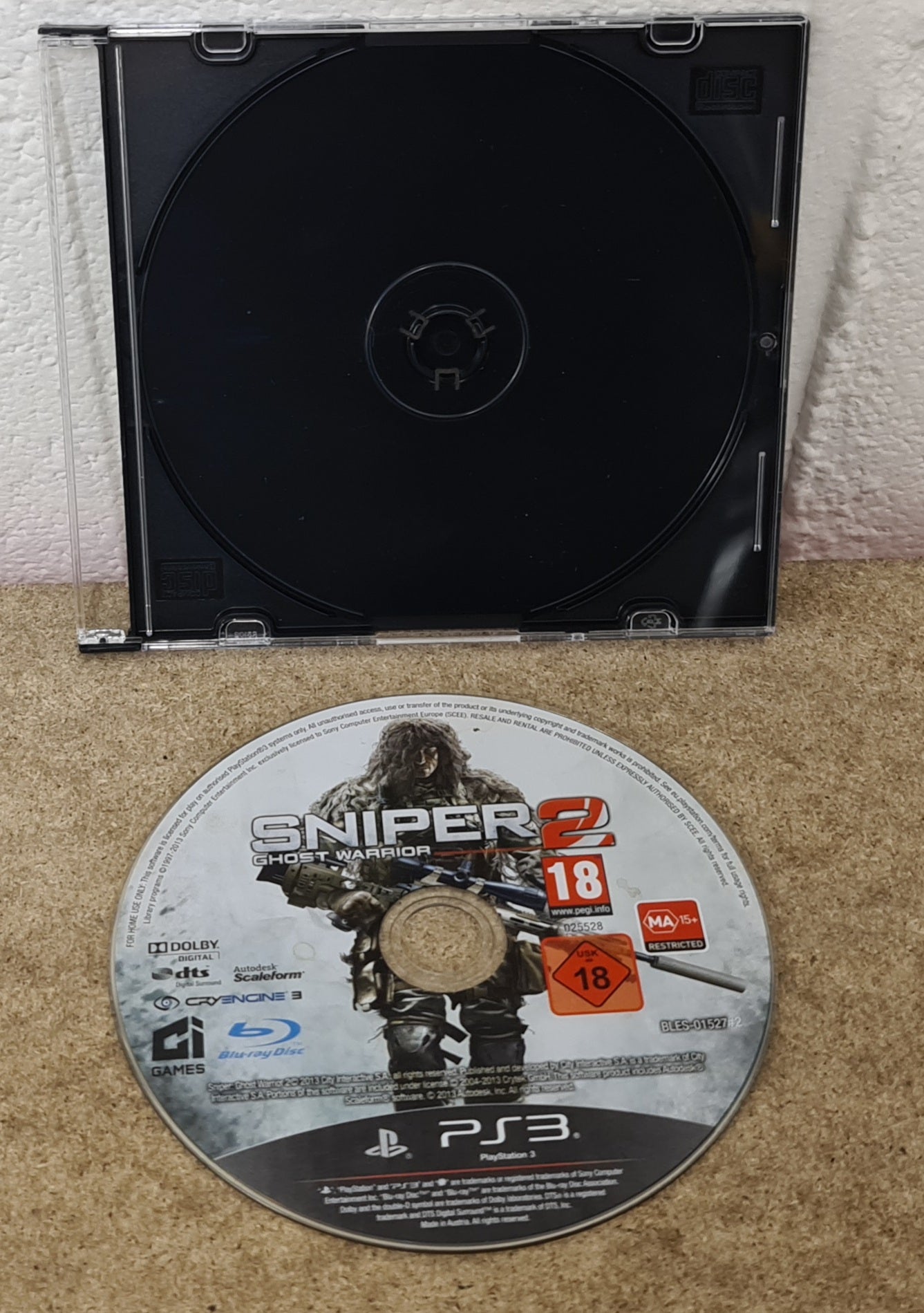 Sniper Ghost Warrior 2 Sony Playstation 3 (PS3) Game Disc Only
