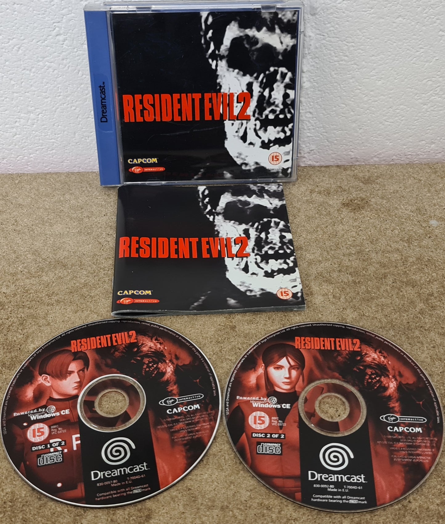 Resident Evil 2 Sega Dreamcast Game