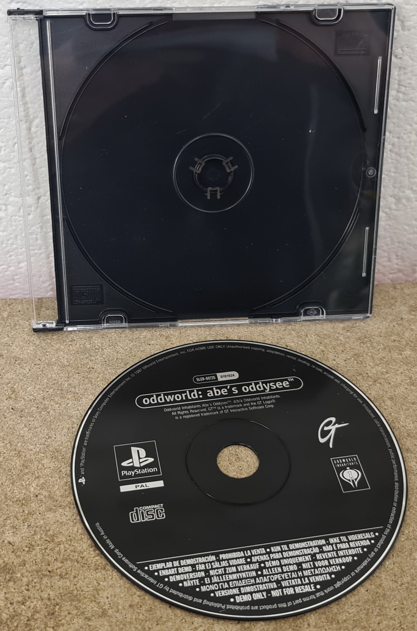 Oddworld Abe's Oddysee Sony Playstation 1 (PS1) Demo Disc Only