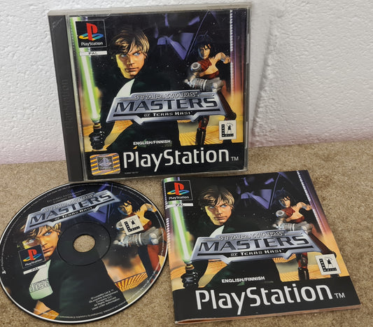 Star Wars Masters of Teras Kasi Sony Playstation 1 (PS1) Game