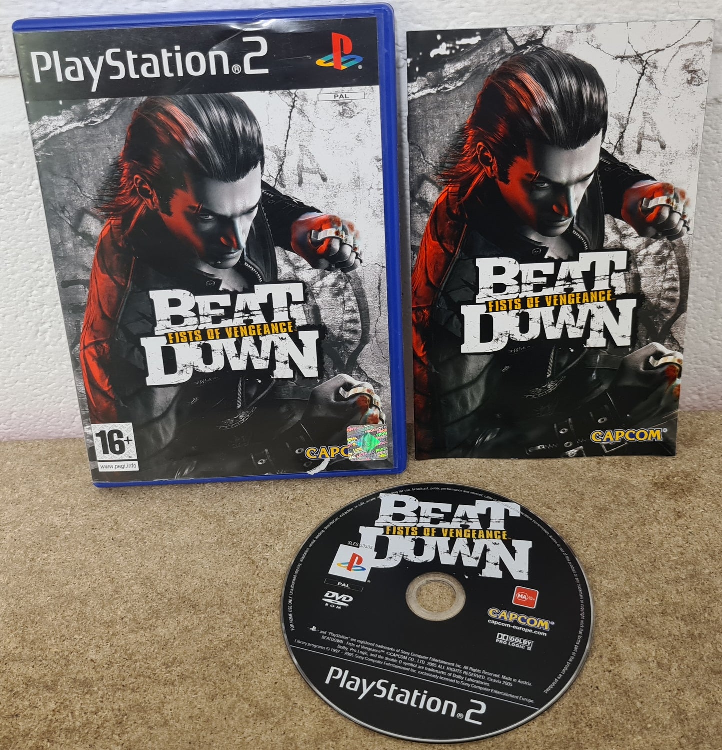 Beat Down Fists of Vengeance Sony Playstation 2 (PS2) Game