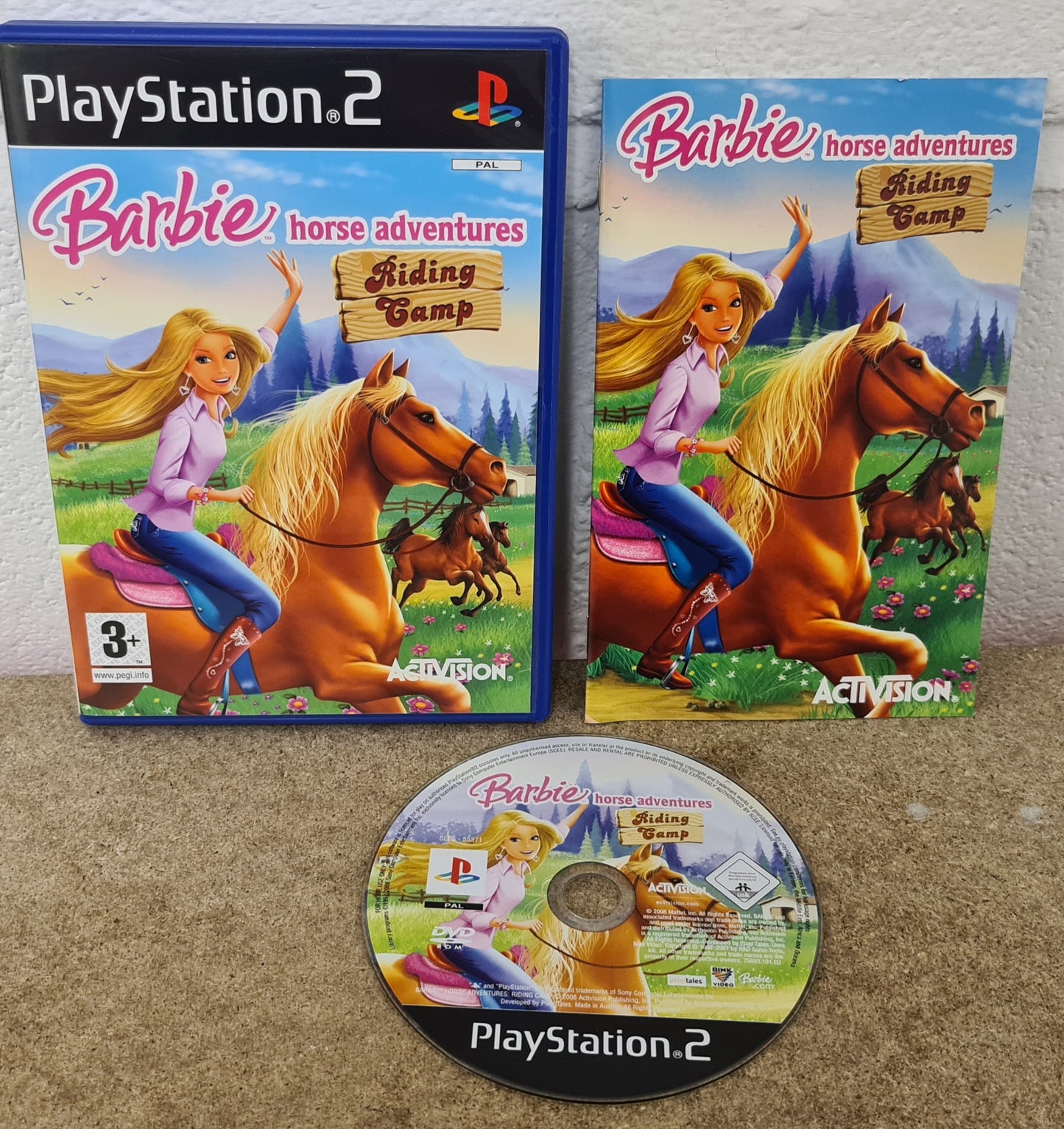 Barbie Horse Adventures Riding Camp Sony Playstation 2 (PS2) Game