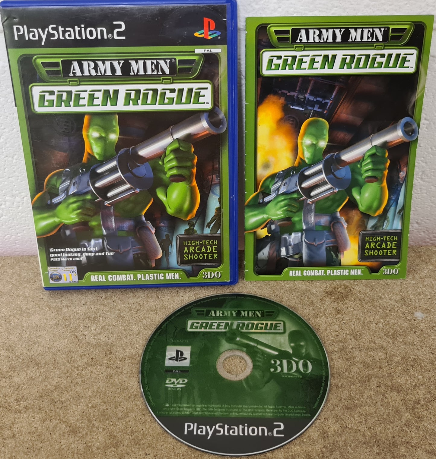 Army Men Green Rogue Sony Playstation 2 (PS2) Game