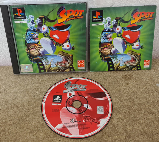 Spot Goes To Hollywood PS1 (Sony PlayStation 1) game