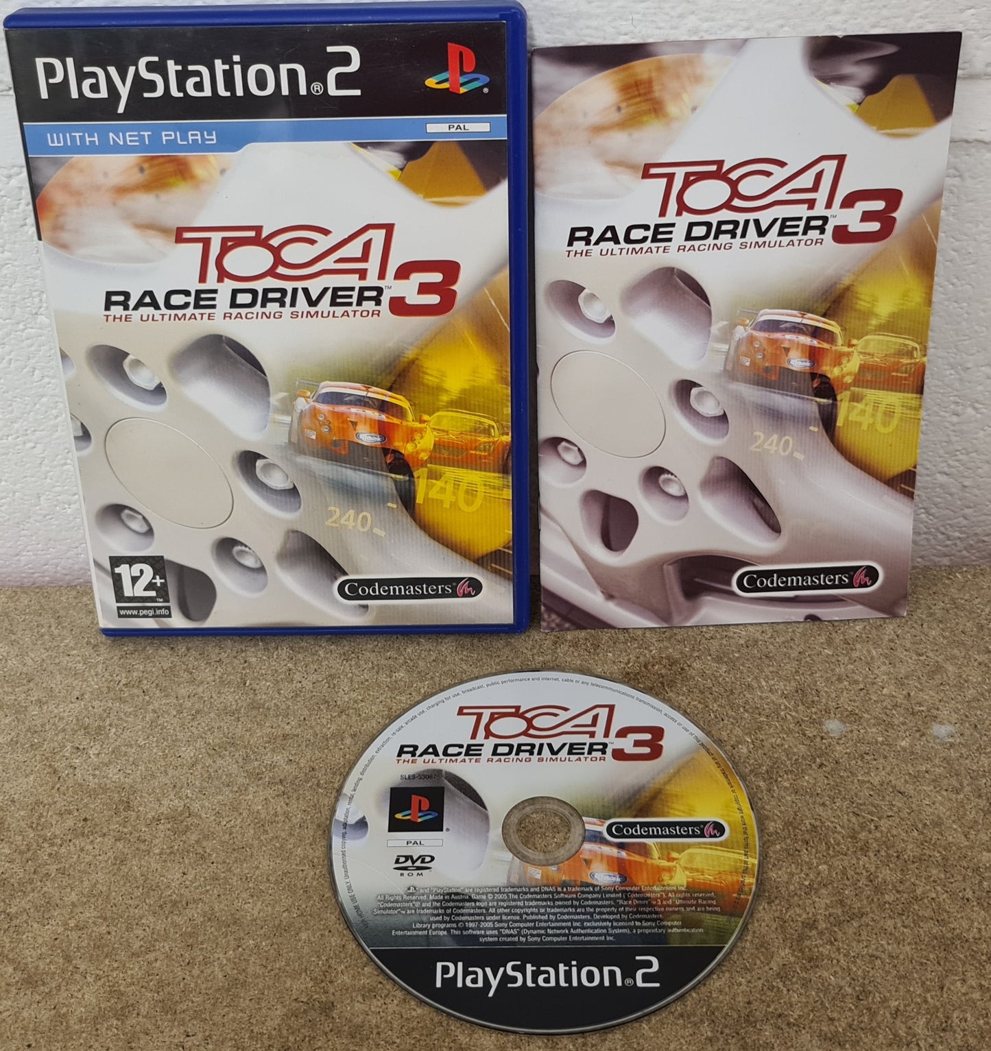 Toca Race Driver 3 Sony Playstation 2 (PS2) Game