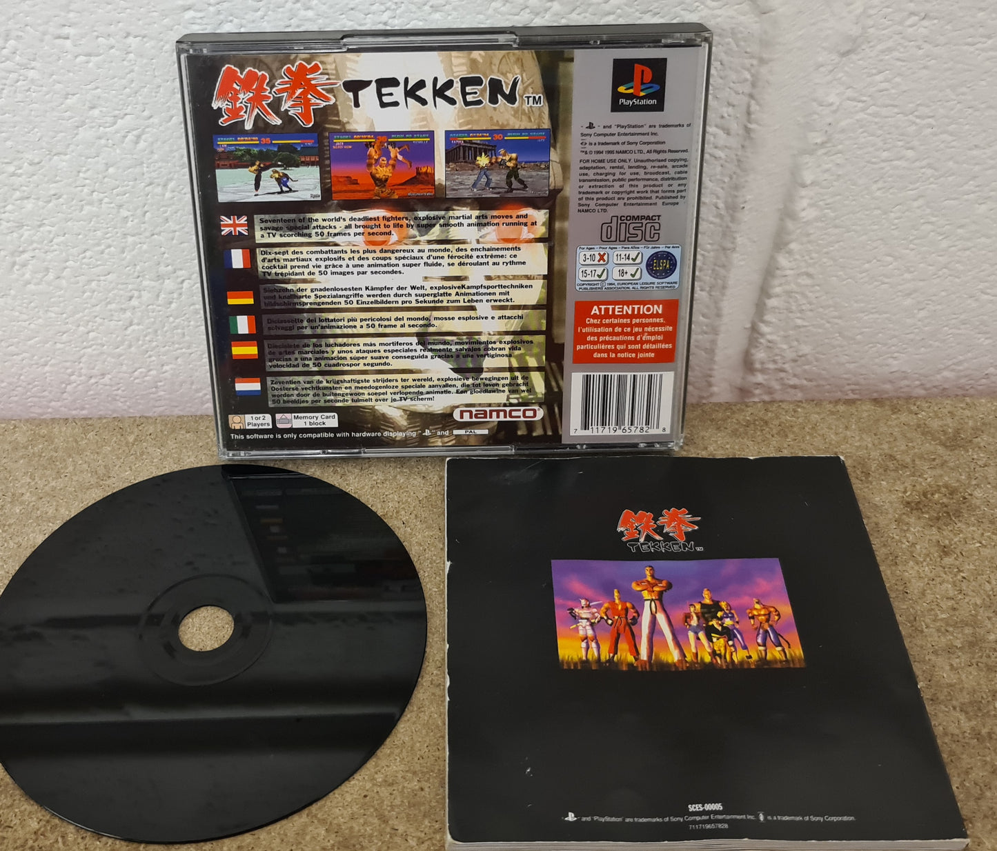 Tekken Platinum Sony Playstation 1 (PS1) Game