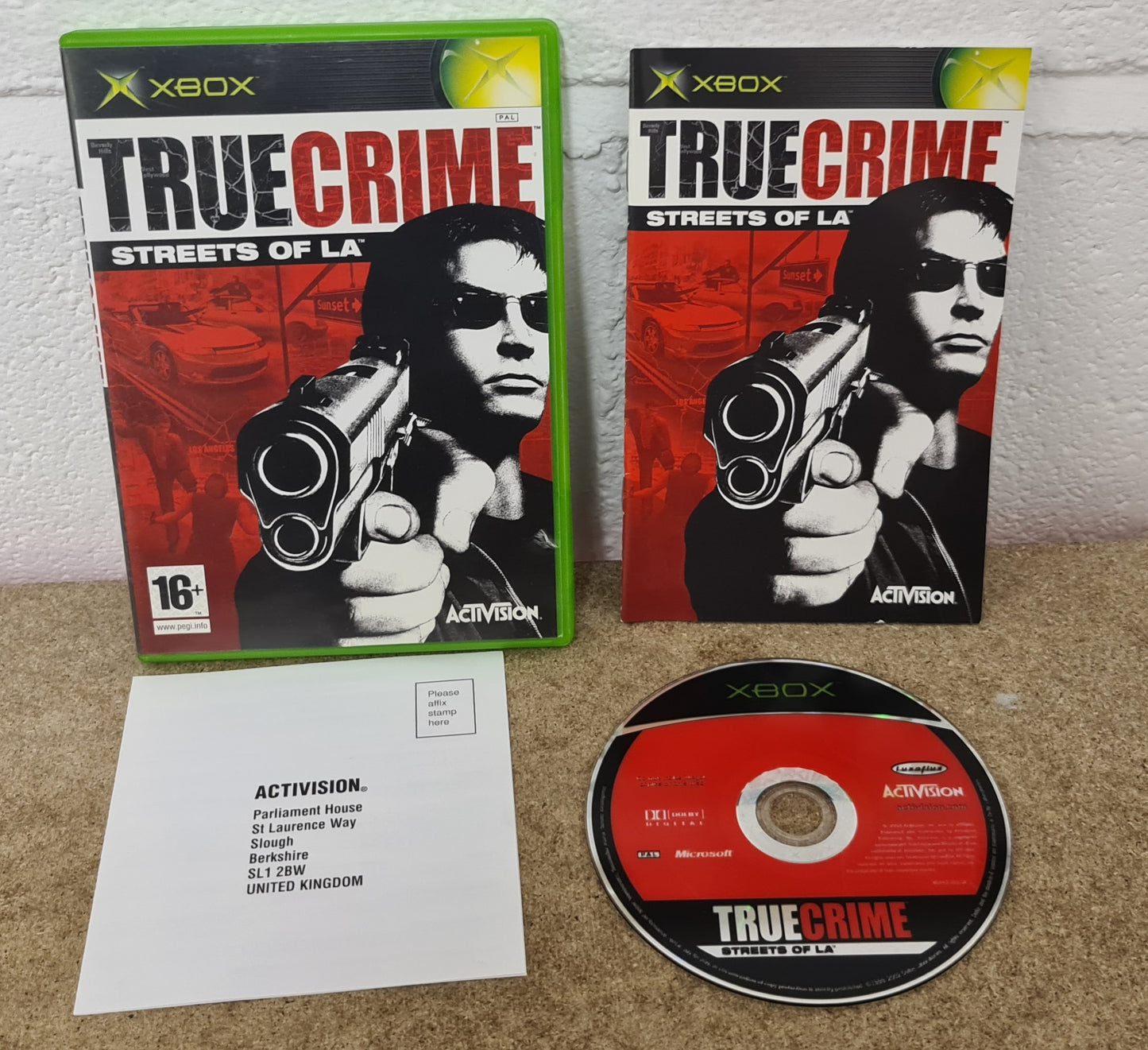 True Crime Streets of L.A Microsoft Xbox Game