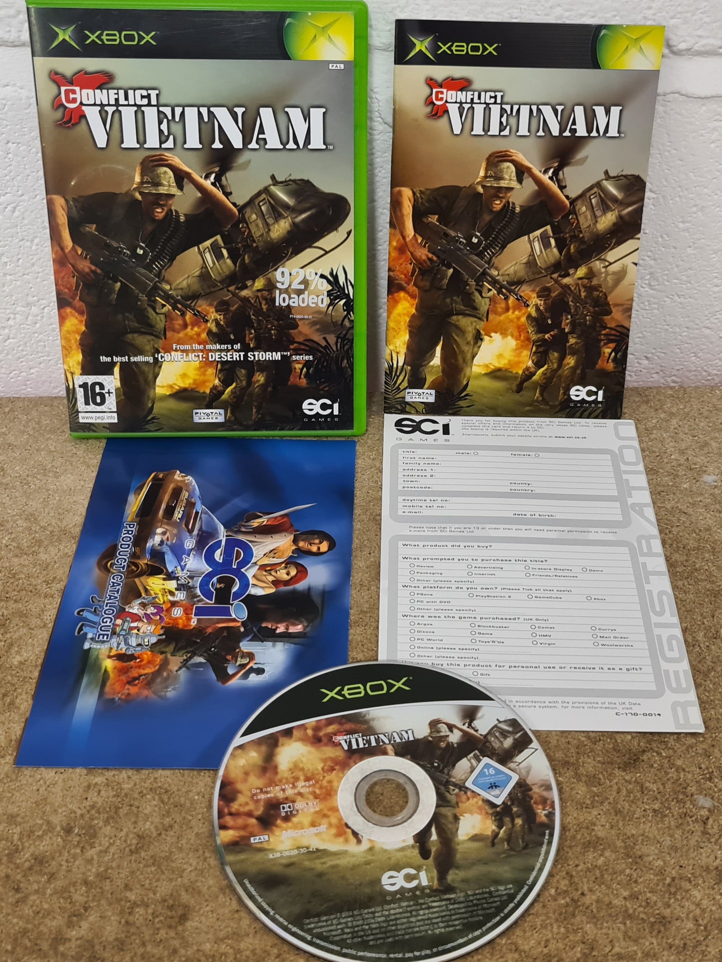 Conflict Vietnam Microsoft Xbox Game