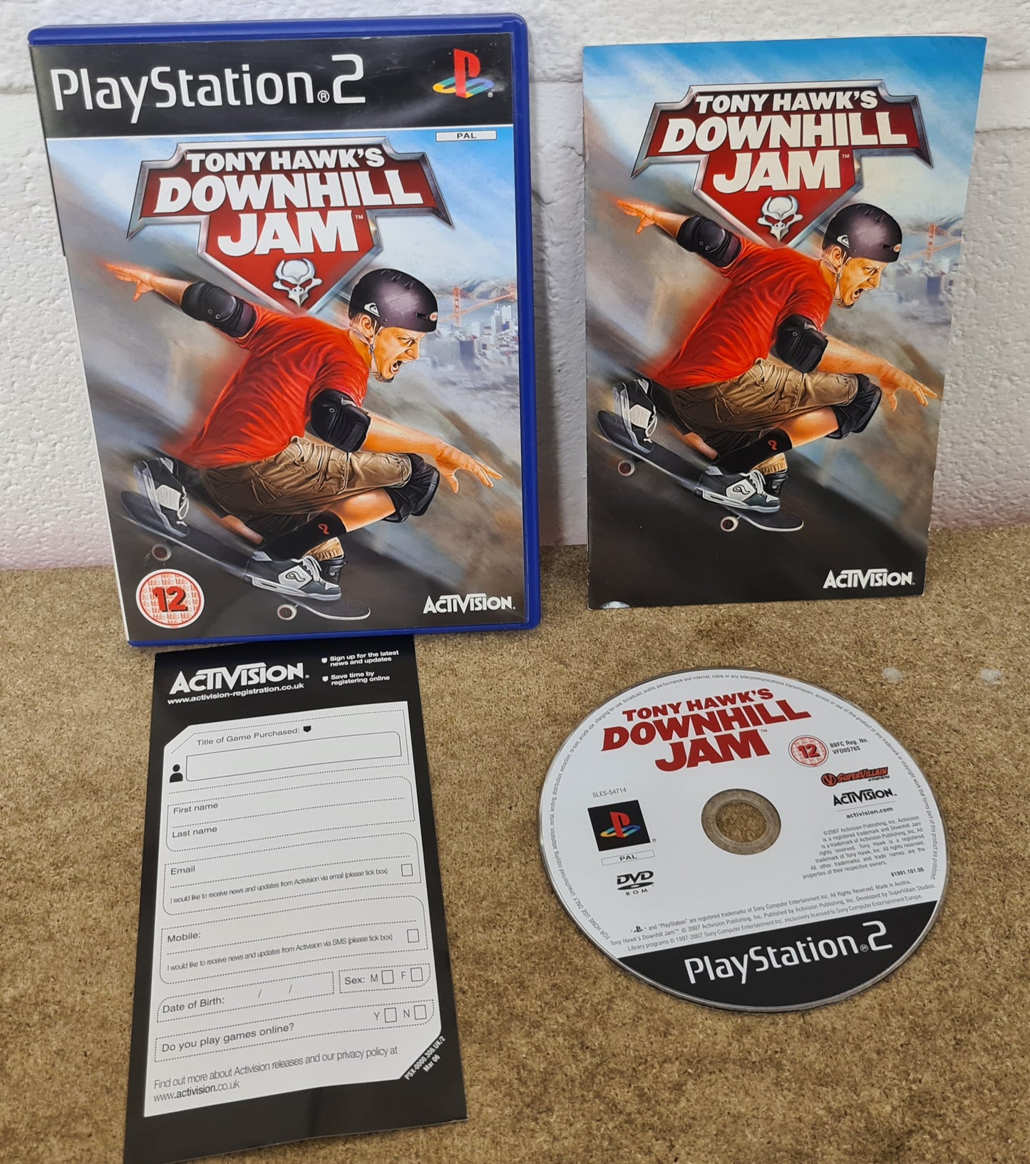 Tony Hawk's Downhill Jam Sony Playstation 2 (PS2) Game