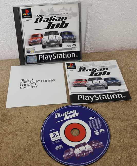 The Italian Job Black Label Sony Playstation 1 (PS1) Game