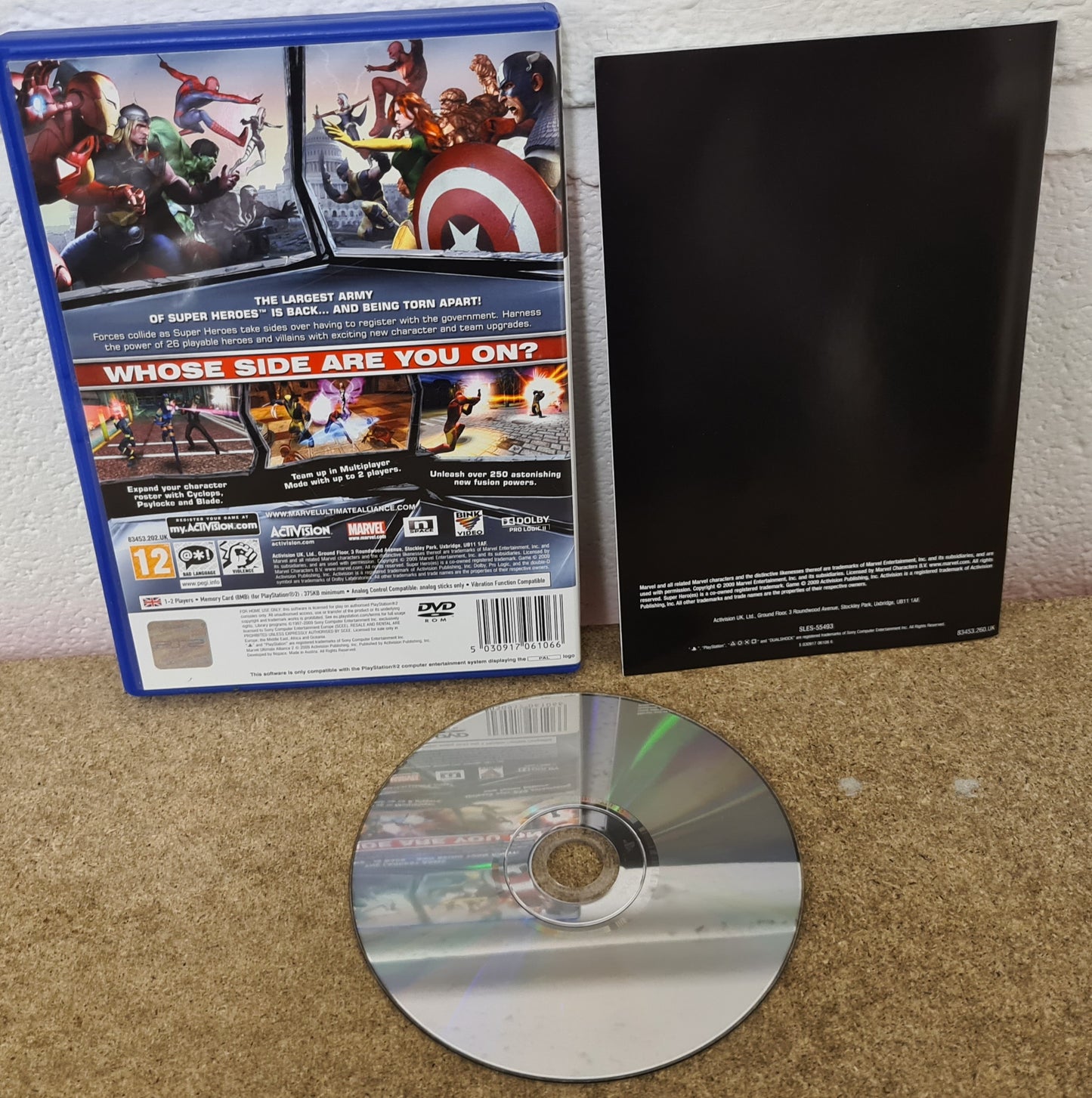 Marvel Ultimate Alliance 2 Sony Playstation 2 (PS2) RARE Game