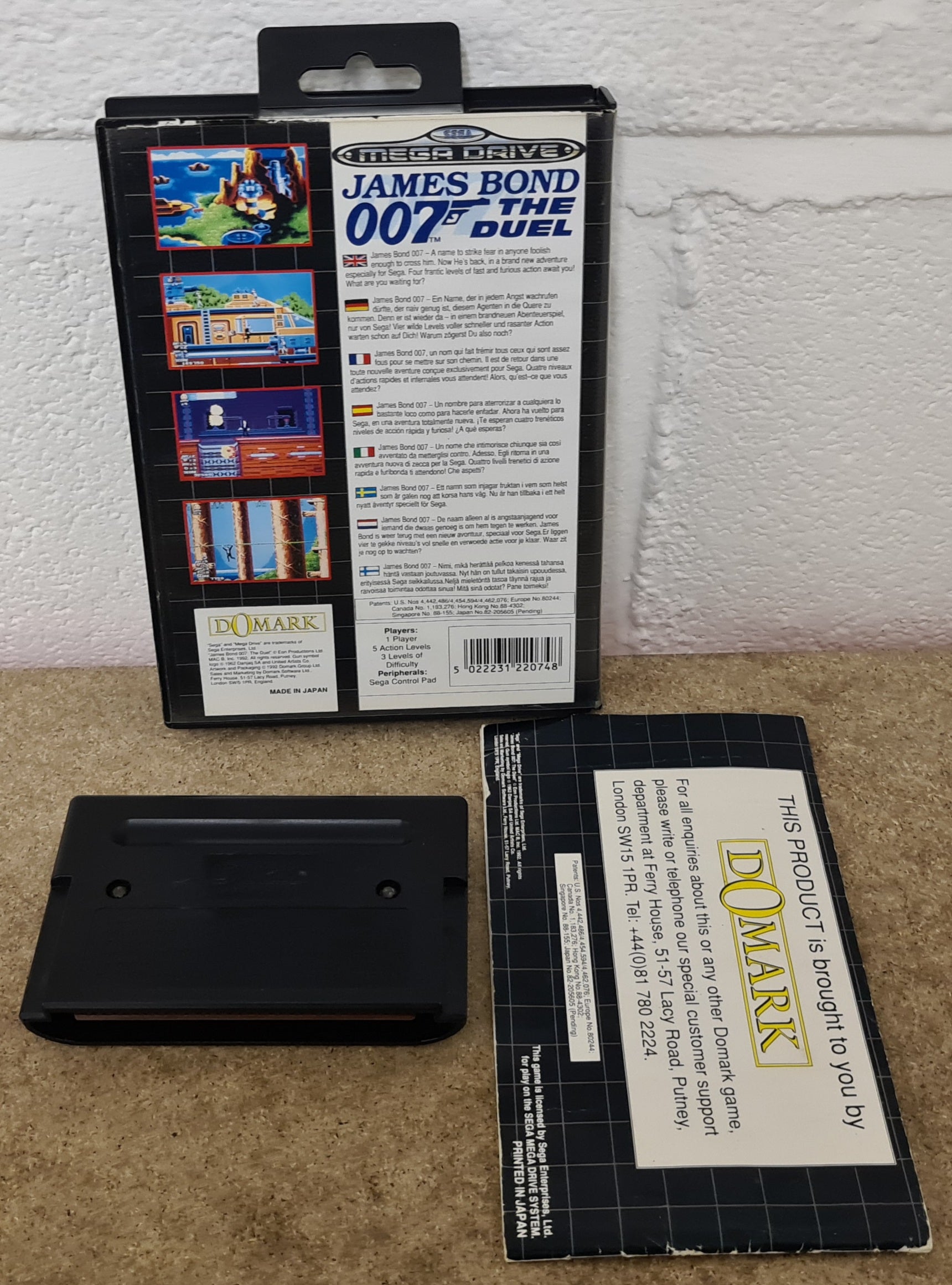 James Bond 007 the Duel Sega Mega Drive Game