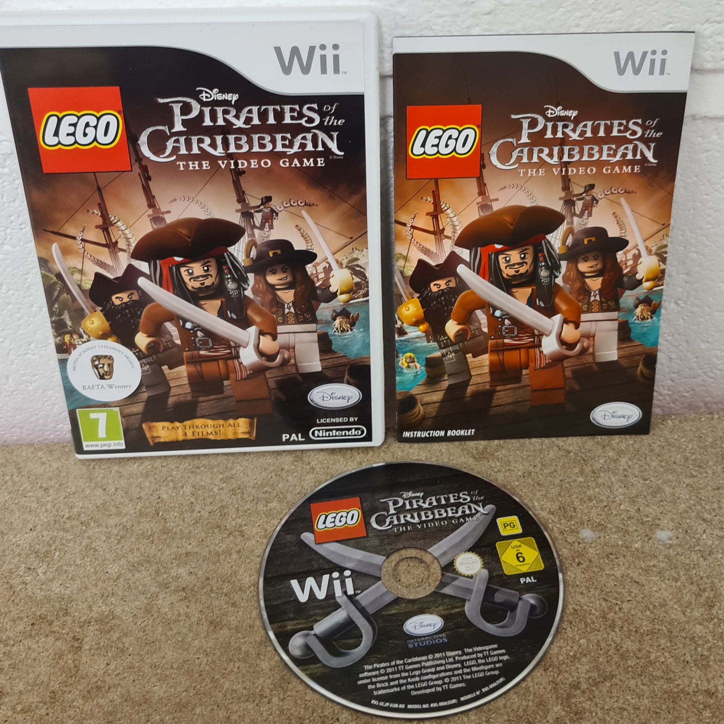 Lego Pirates of the Caribbean Nintendo Wii Game