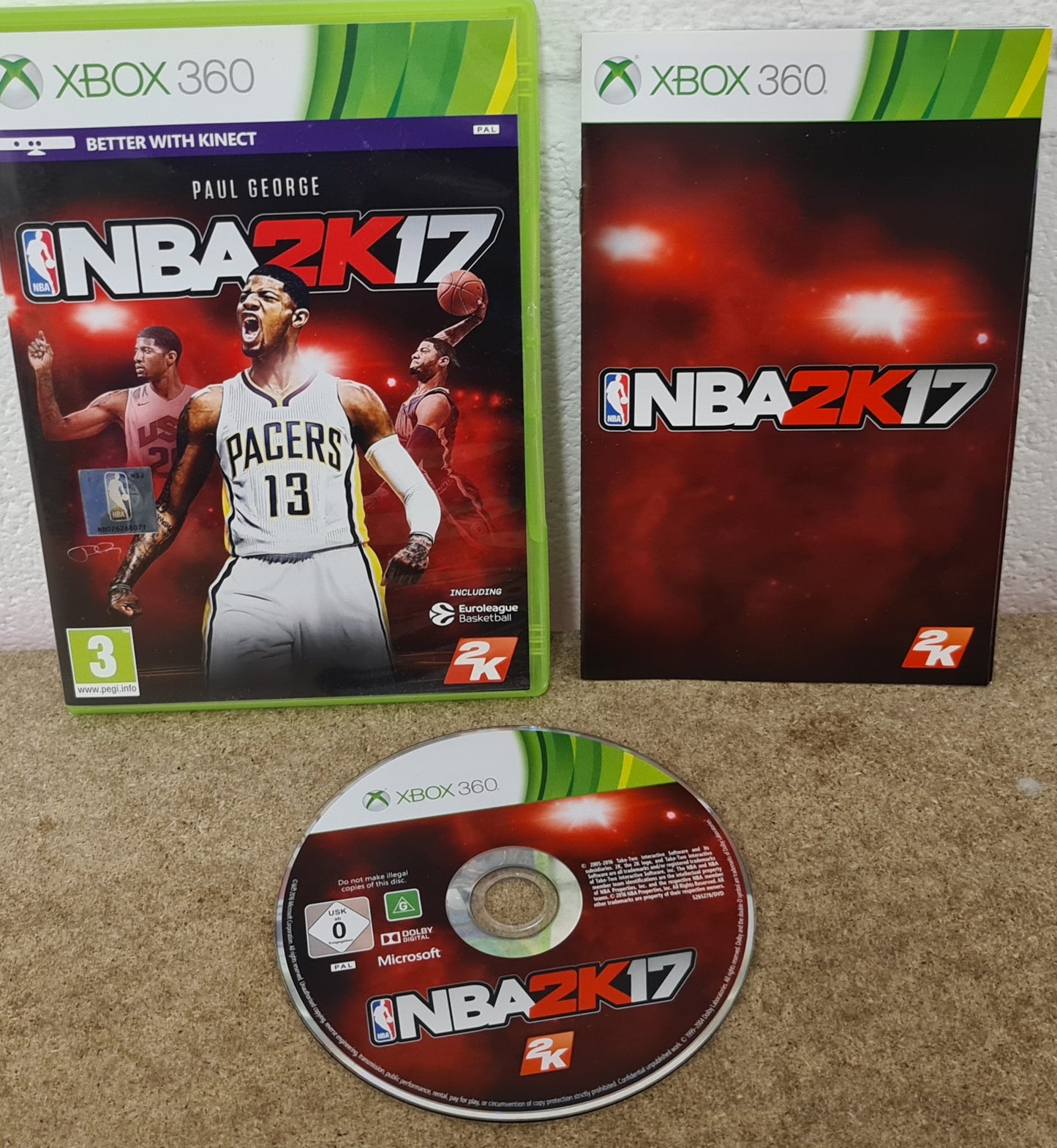 NBA 2K17 Microsoft Xbox 360 Game