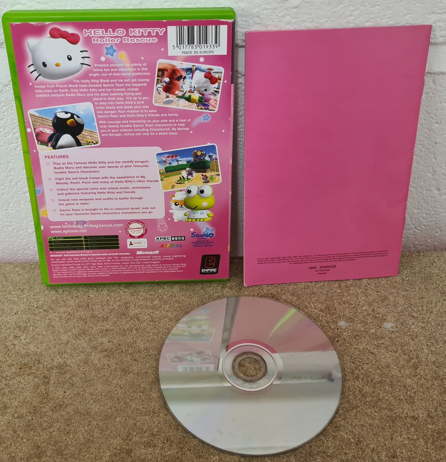 Hello Kitty Roller Rescue Microsoft Xbox Game