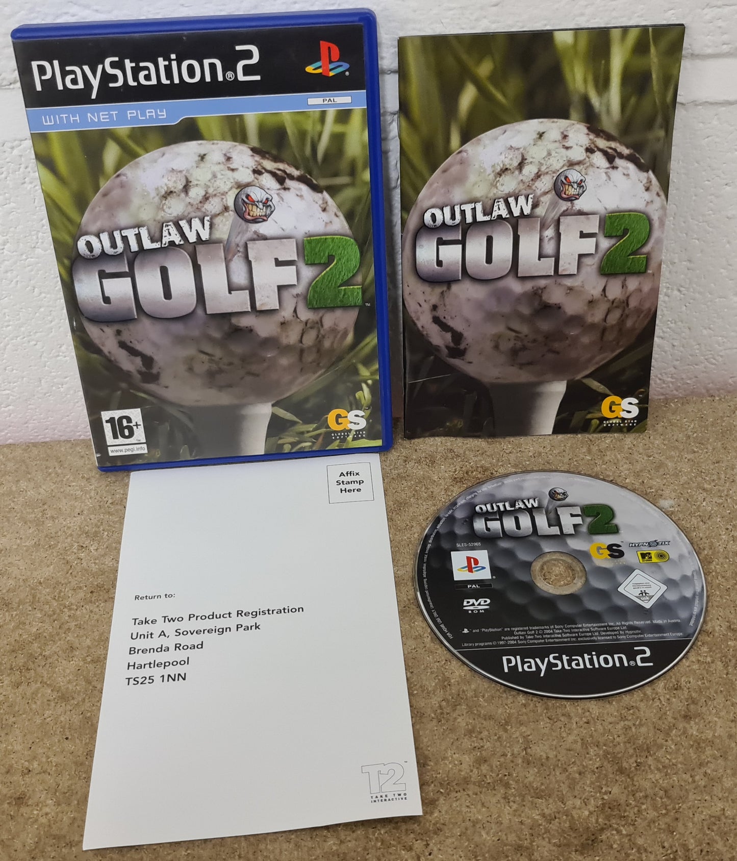 Outlaw Golf 2 Sony Playstation 2 (PS2) Game