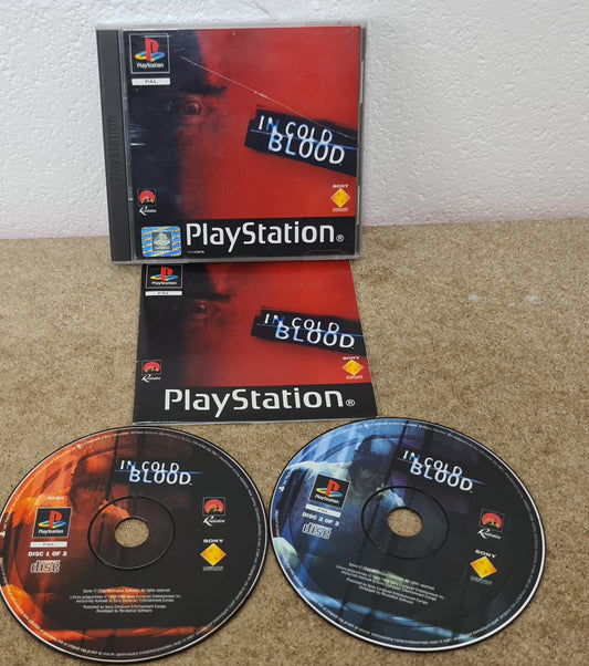 In Cold Blood Black Label Sony Playstation 1 (PS1) Game
