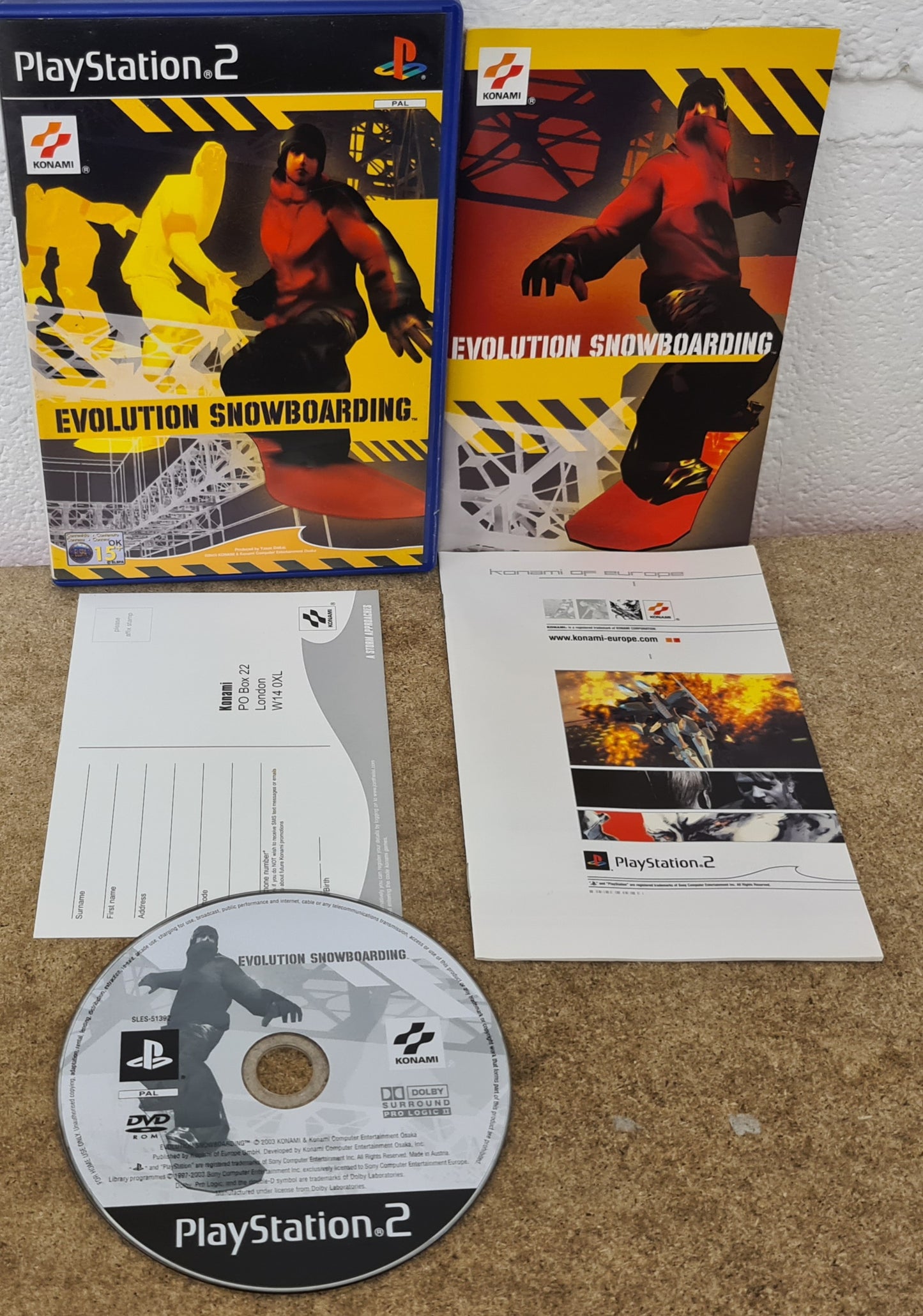Evolution Snowboarding Sony Playstation 2 (PS2) Game
