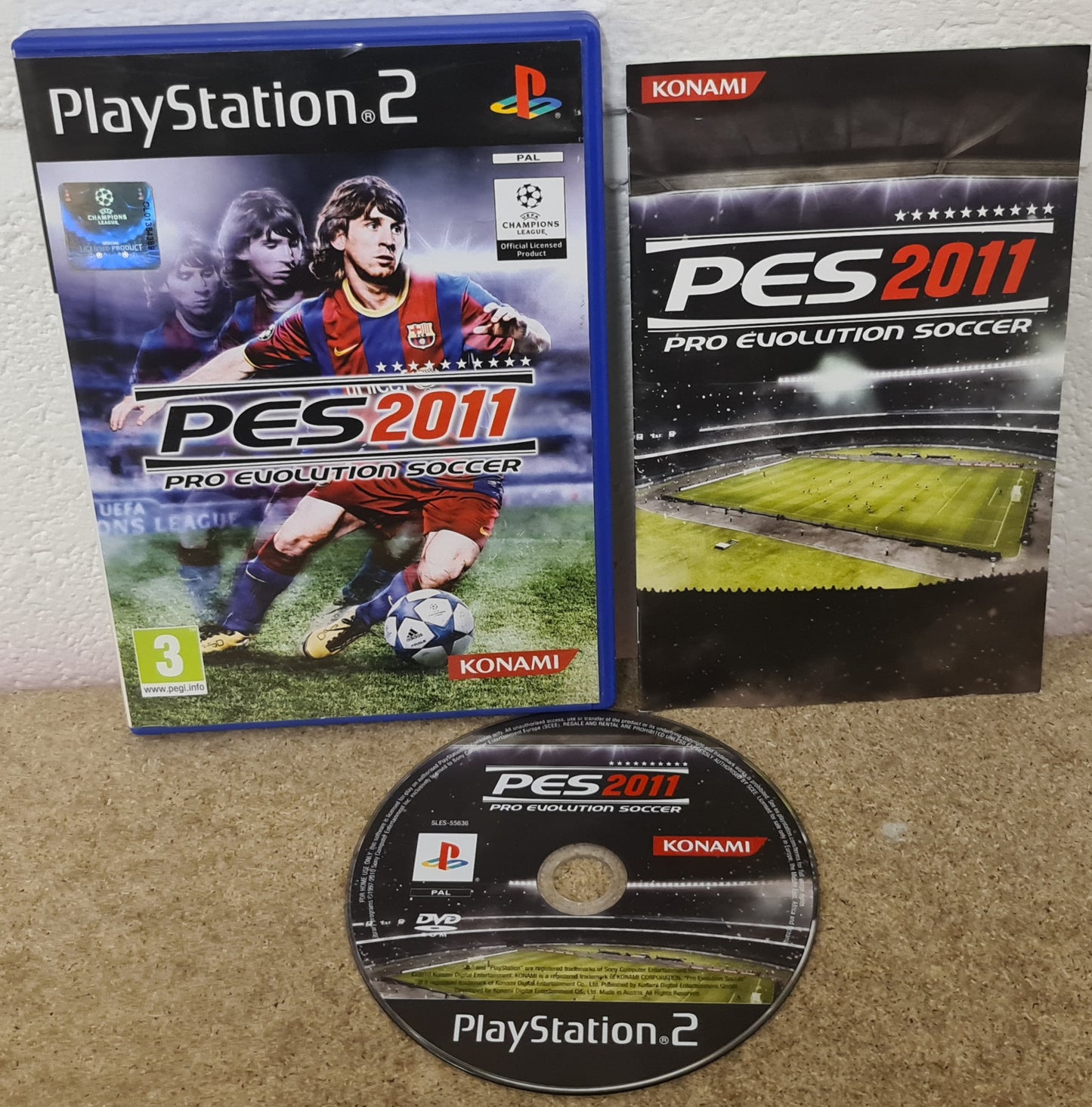 PES Pro Evolution Soccer 2011 Sony Playstation 2 (PS2) Game