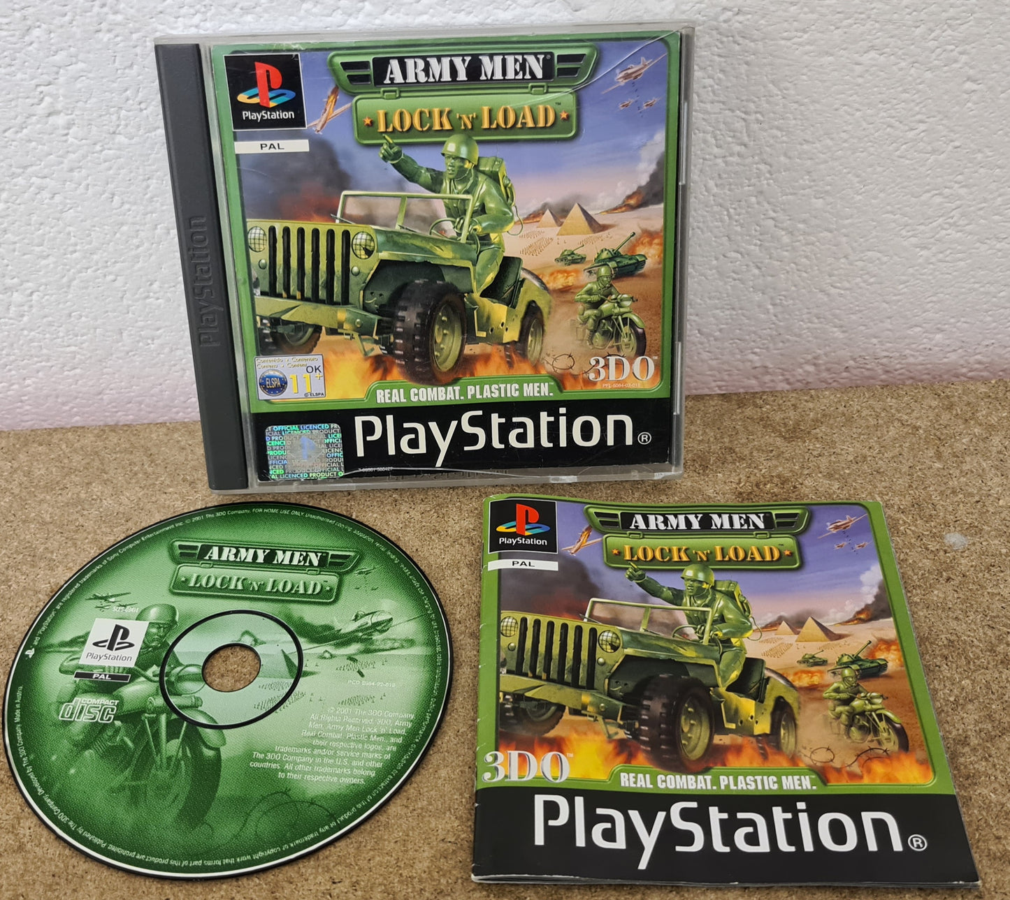 Army Men Lock n Load Sony Playstation 1 (PS1) Game