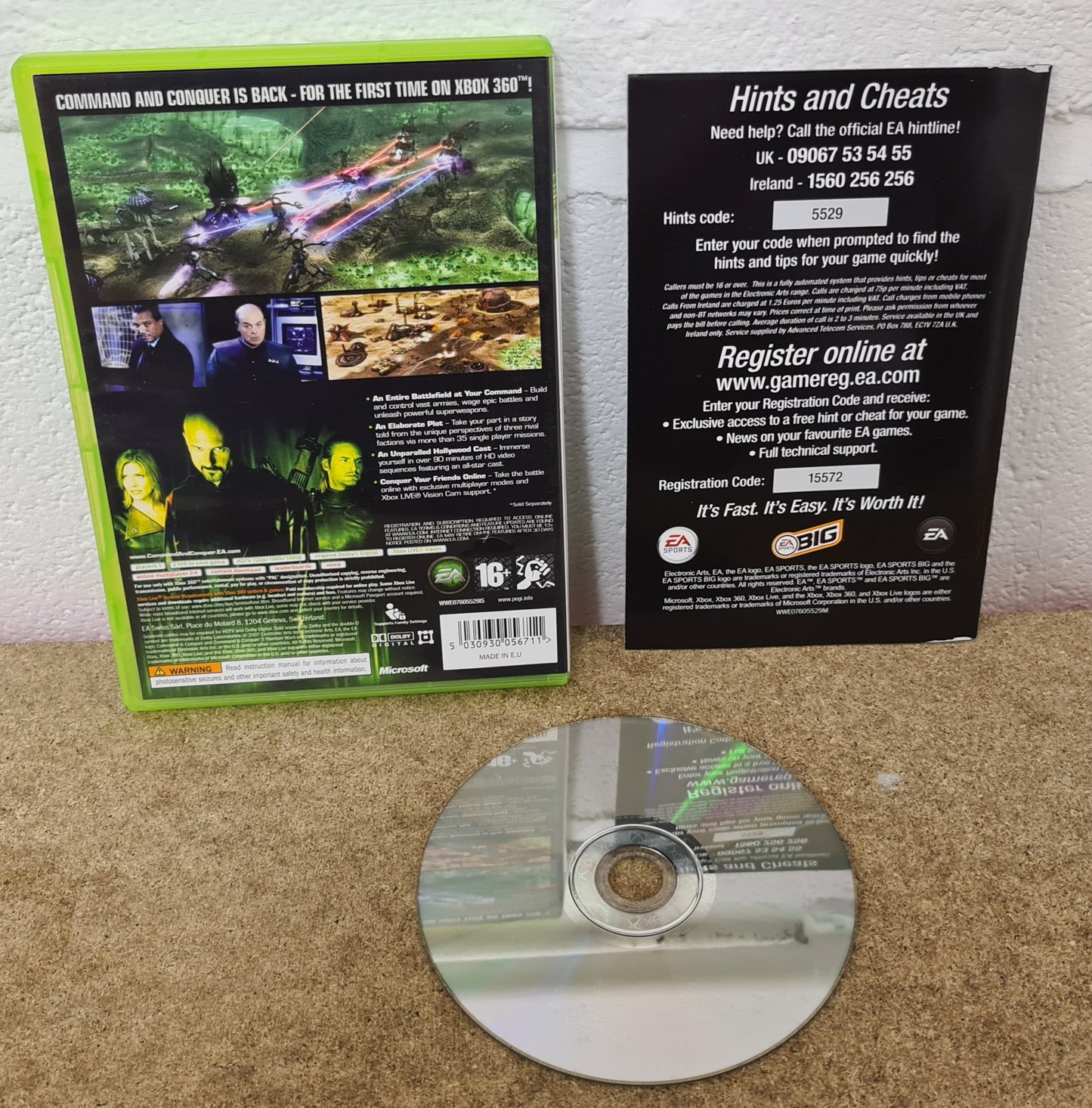 Command & Conquer 3 Tiberium Wars Microsoft Xbox 360 Game