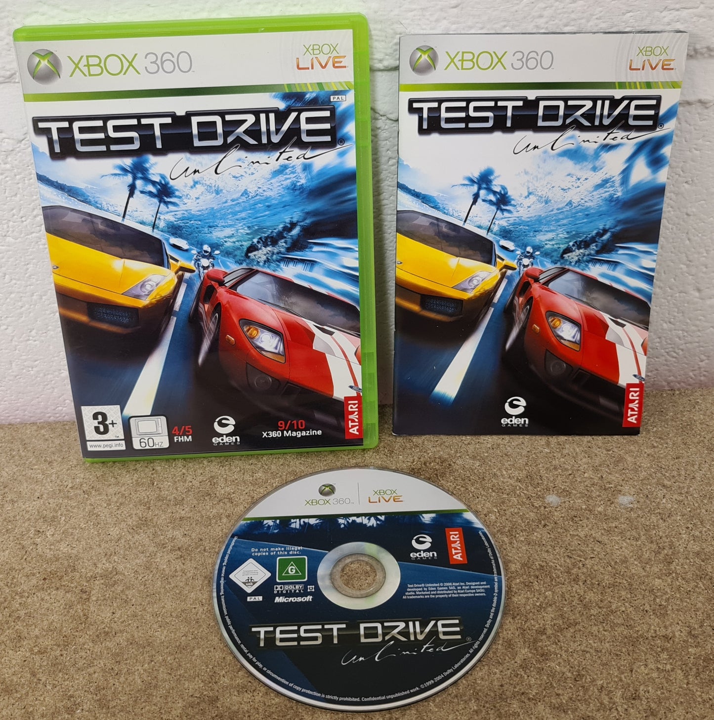 Test Drive Unlimited Microsoft Xbox 360 Game