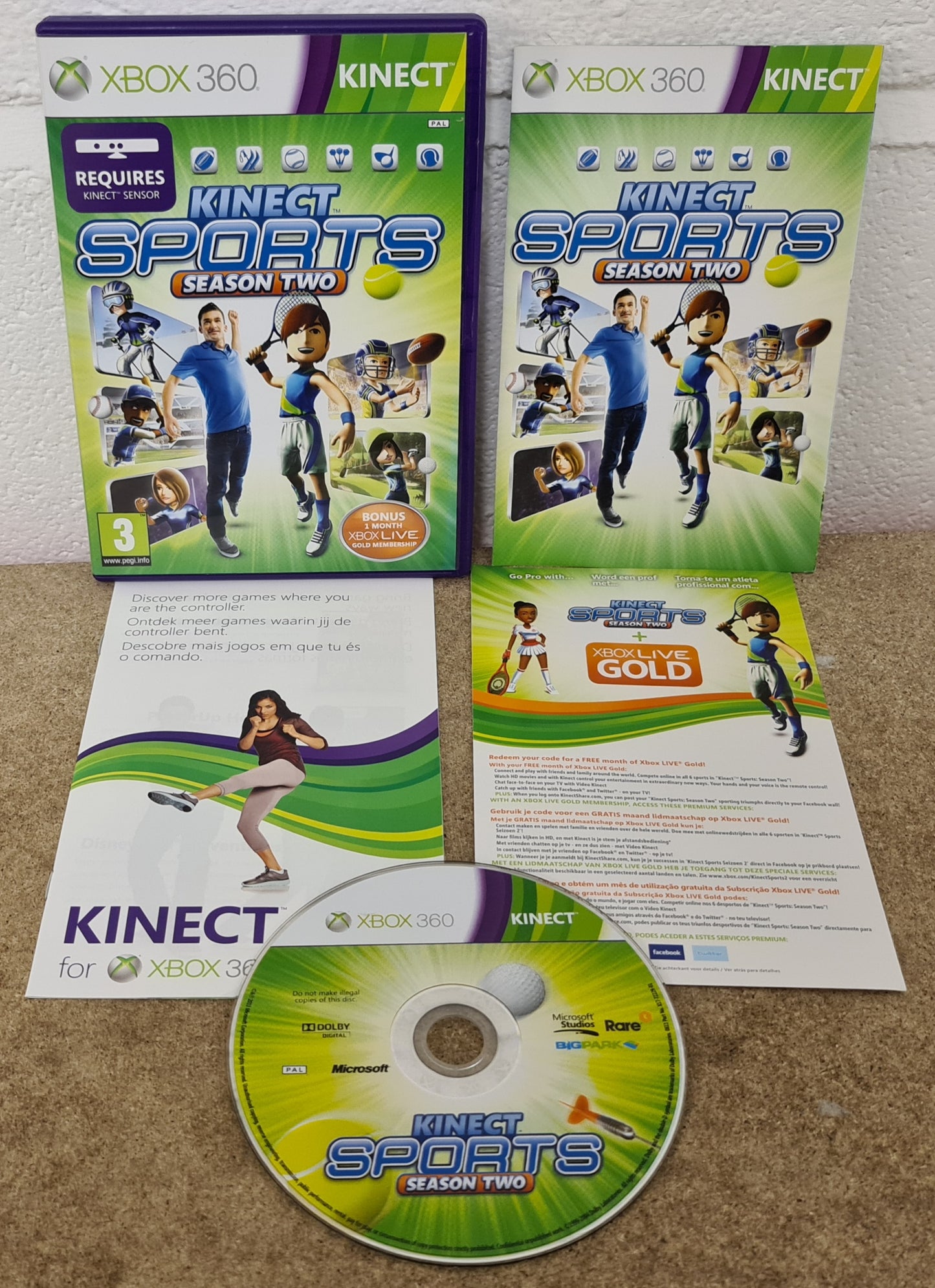 Kinect Sports Season Two Microsoft Xbox 360 Game