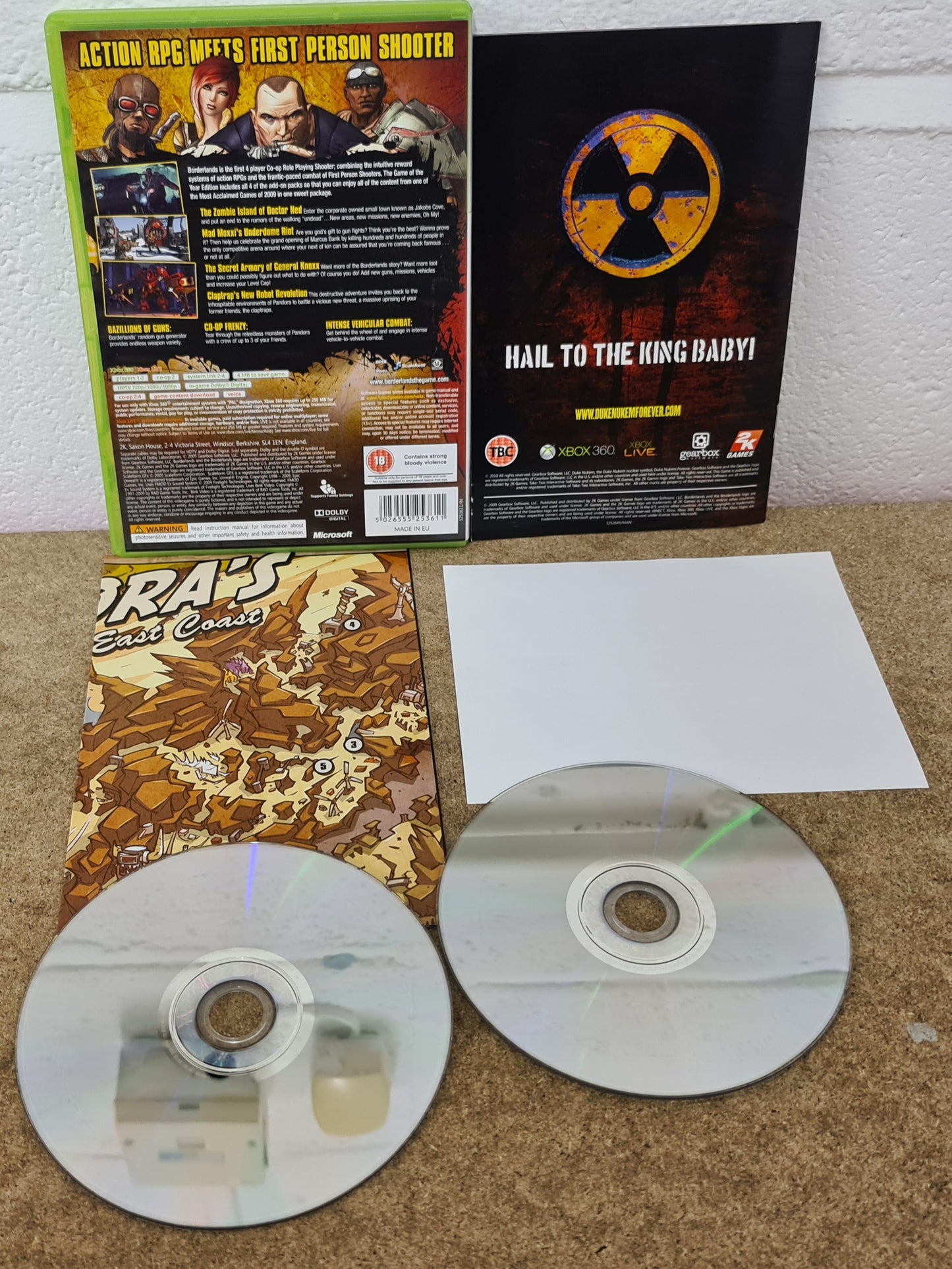 Borderlands with Map Game of the Year Edition Microsoft Xbox 360 Game