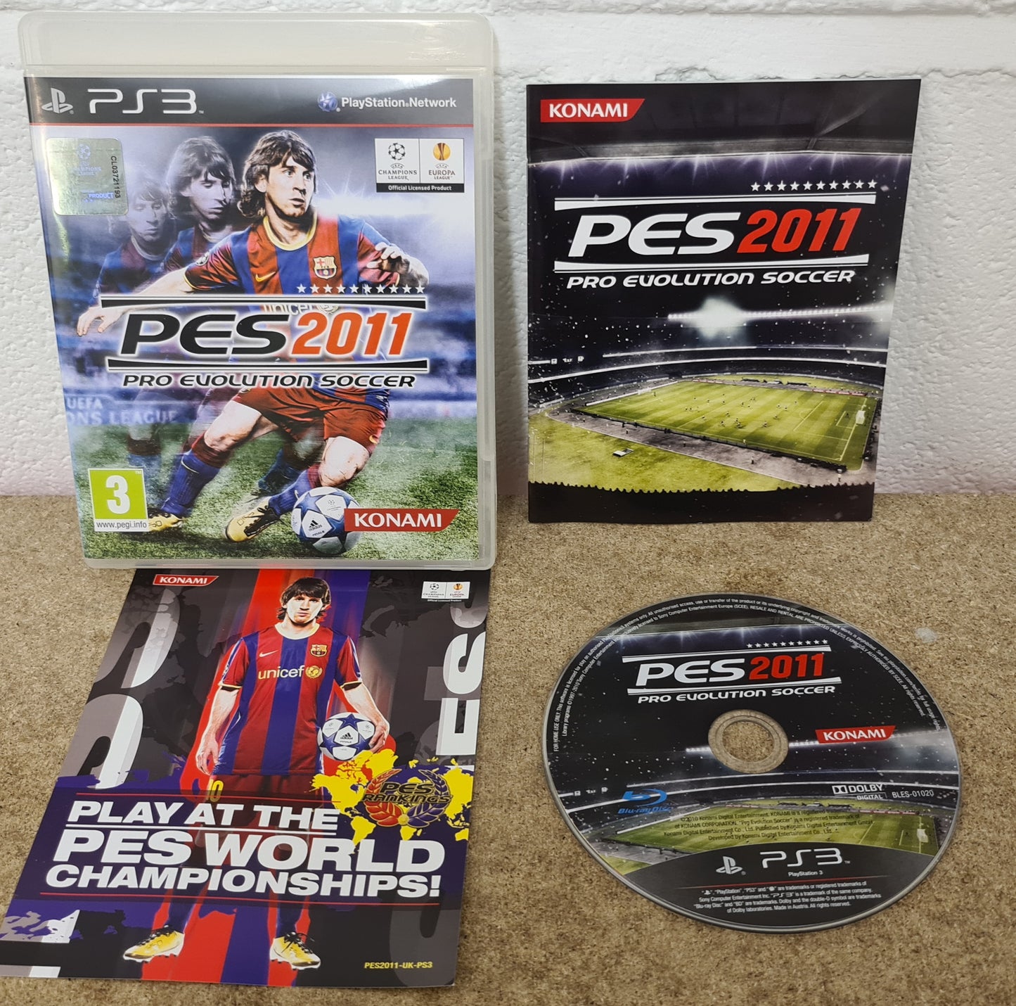 PES Pro Evolution Soccer 2011 Sony Playstation 3 (PS3) Game